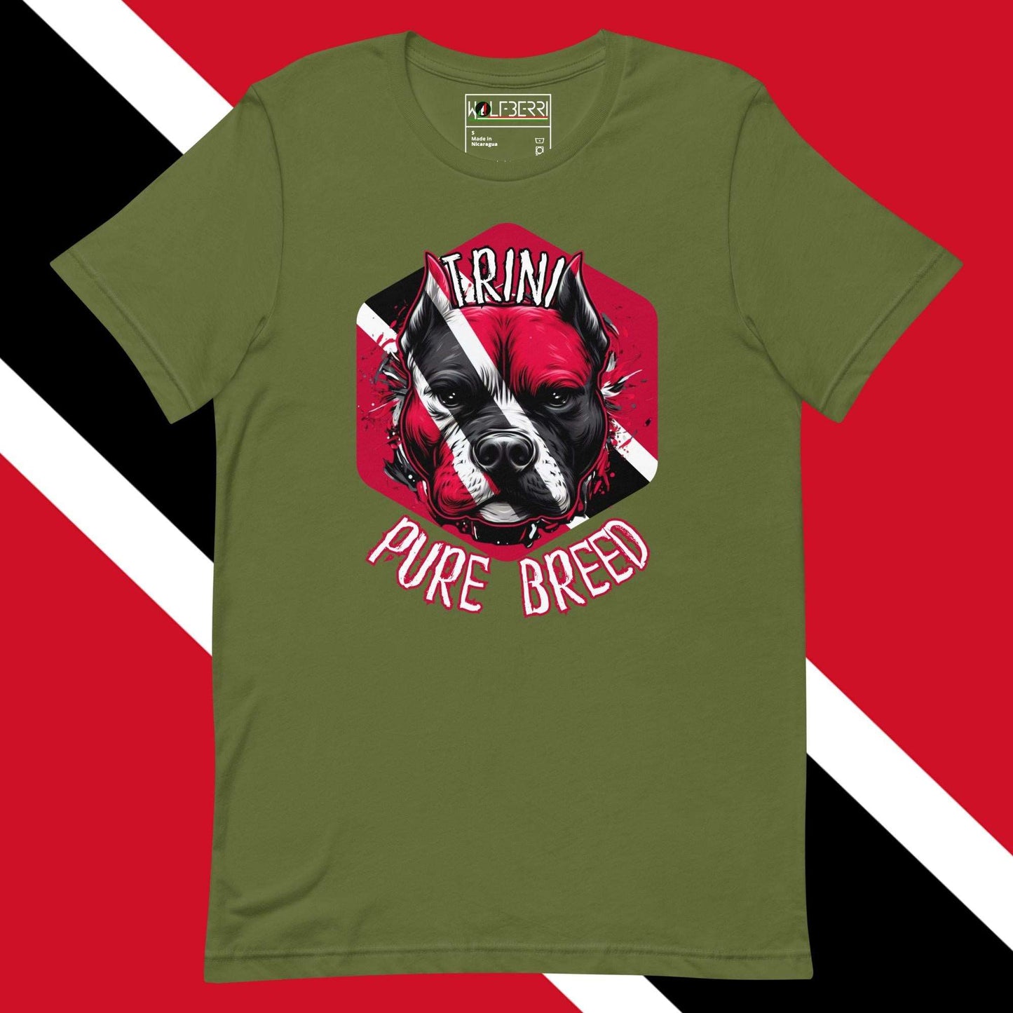 Trini Pure Breed Pitbull T-shirt