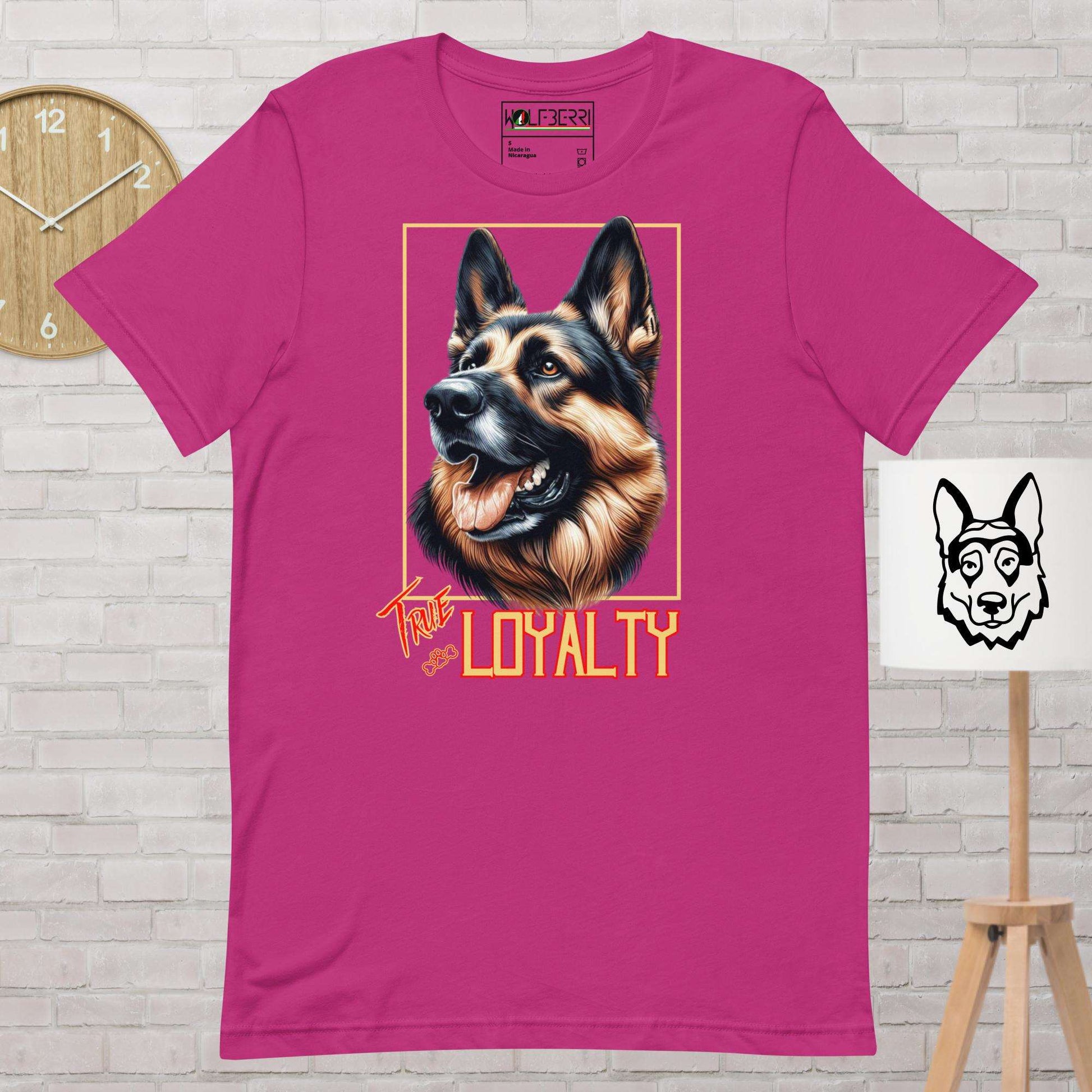 True Loyalty German Shepherd T-shirt