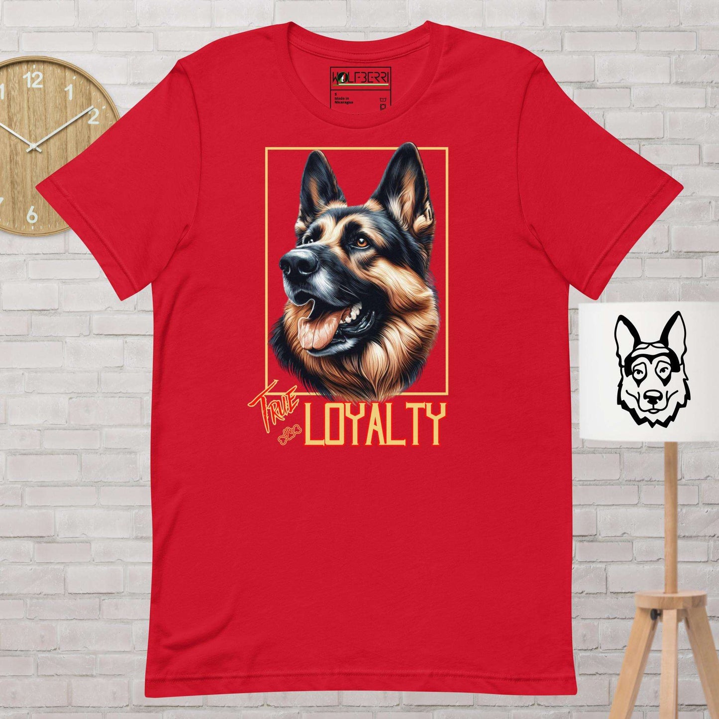 True Loyalty German Shepherd T-shirt