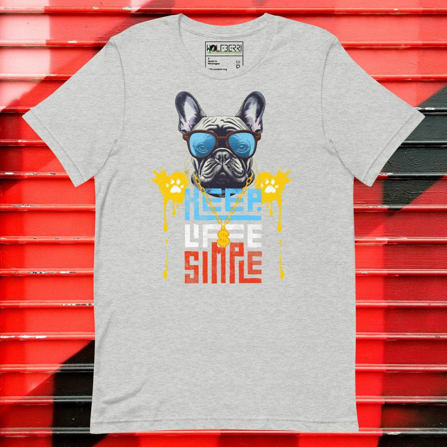 Keep Life Simple French Bulldog T-shirt