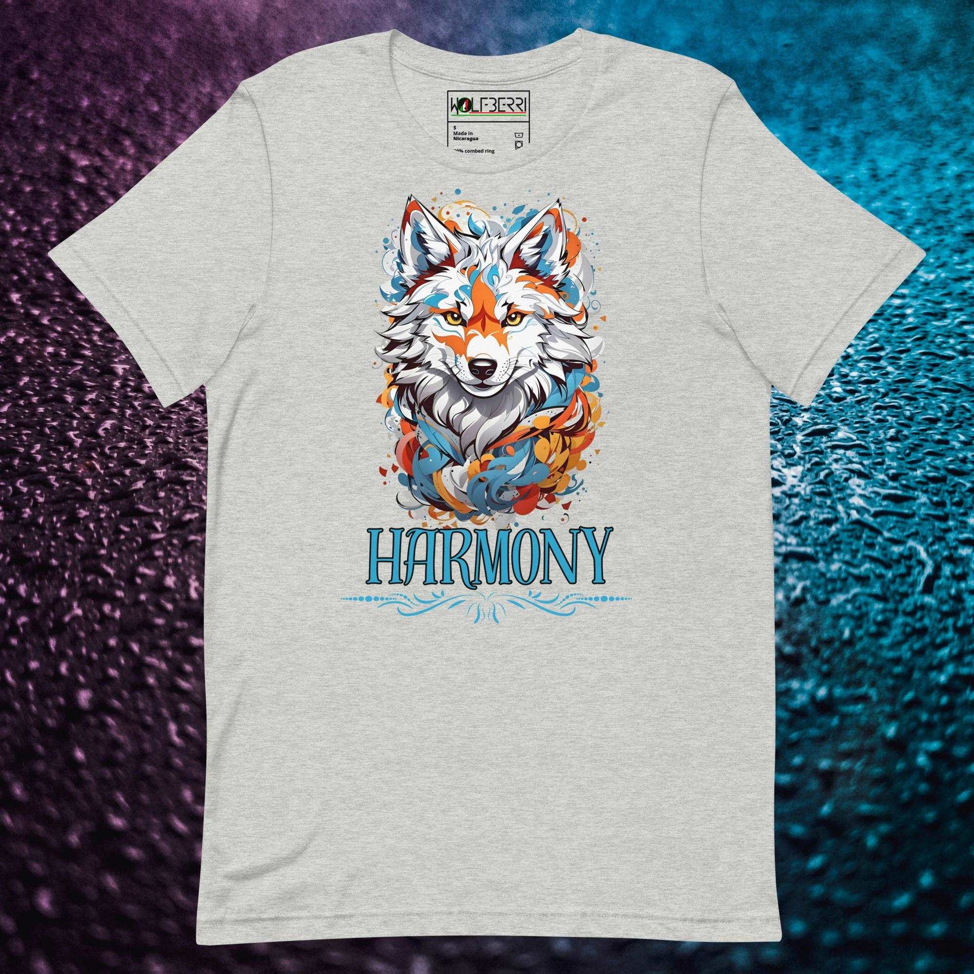 HARMONY WOLF 100% COTTON T-SHIRT