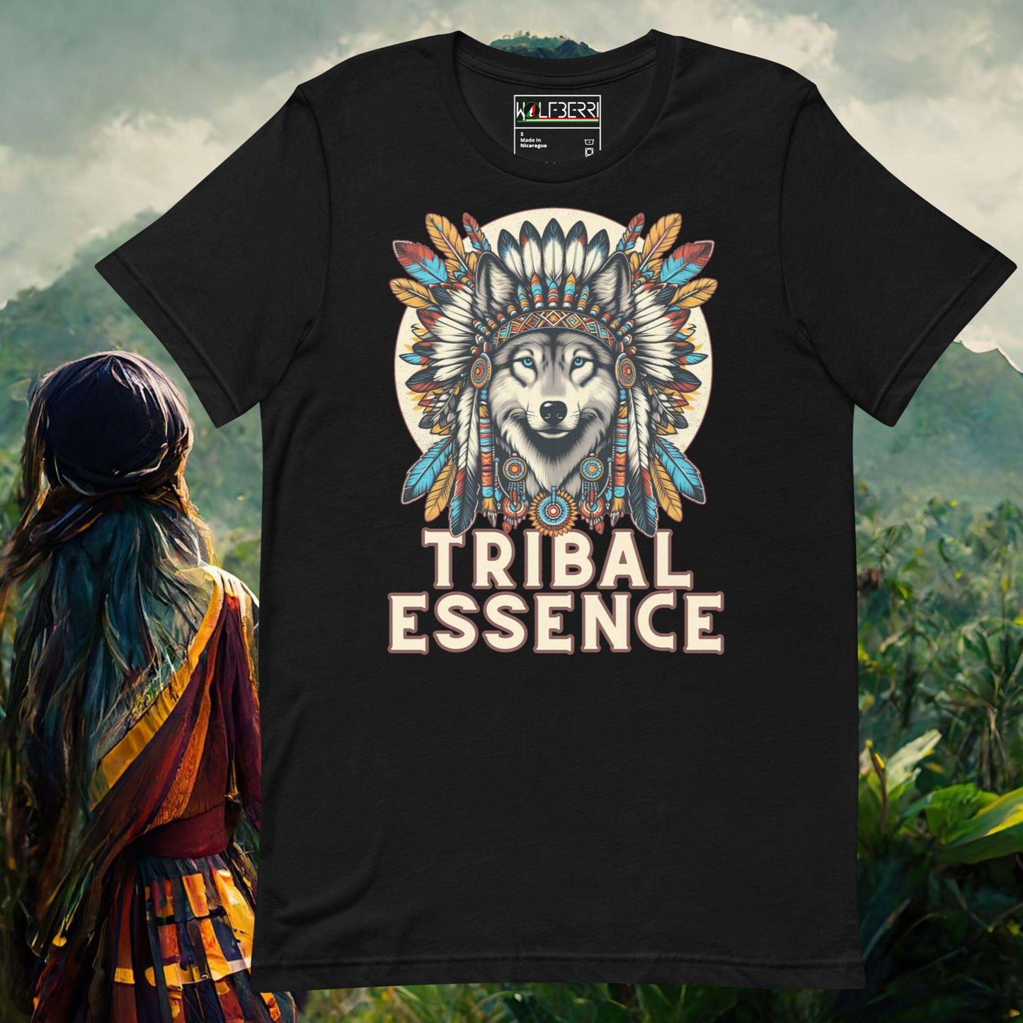 Tribal Essence Wolf T-shirt