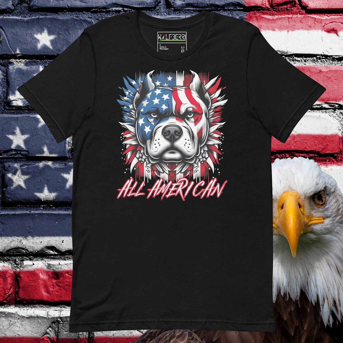 All American Pitbull T-shirt