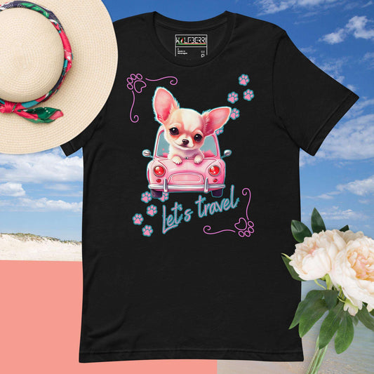 Let's Travel Chihuahua T-shirt