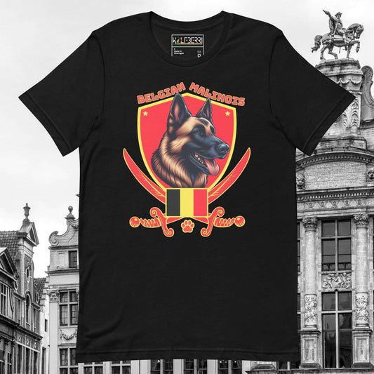 Belgium Flag Belgian Malinois T-shirt