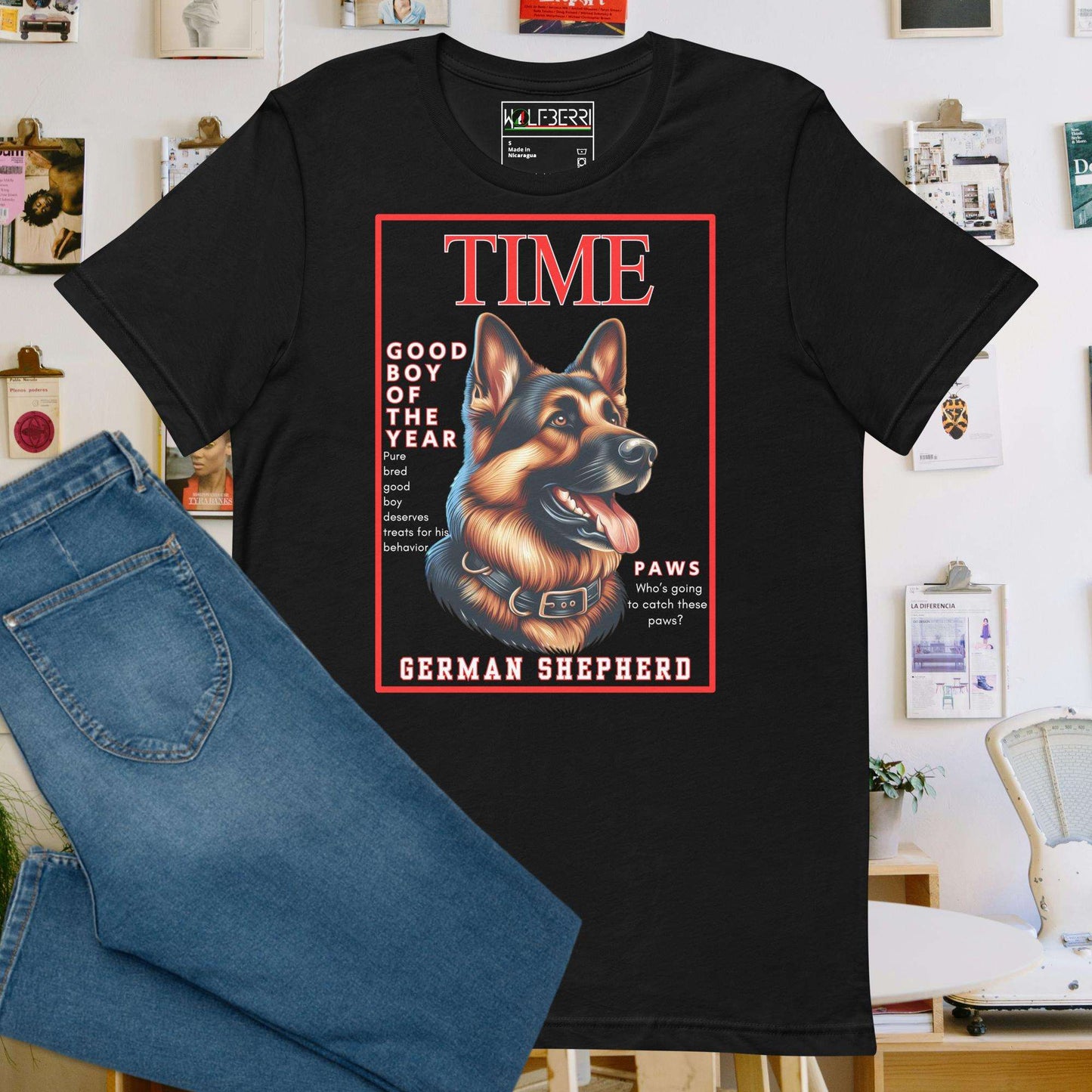 Time Cover: German Shepherd T-shirt