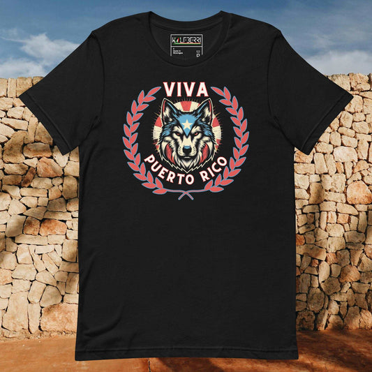 Viva Puerto Rico Wolf T-Shirt