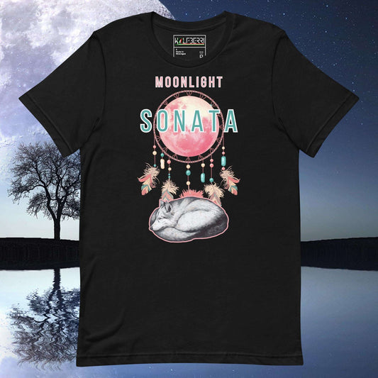 MOON LIGHT SONATA 100% COTTON WOLF T-SHIRT