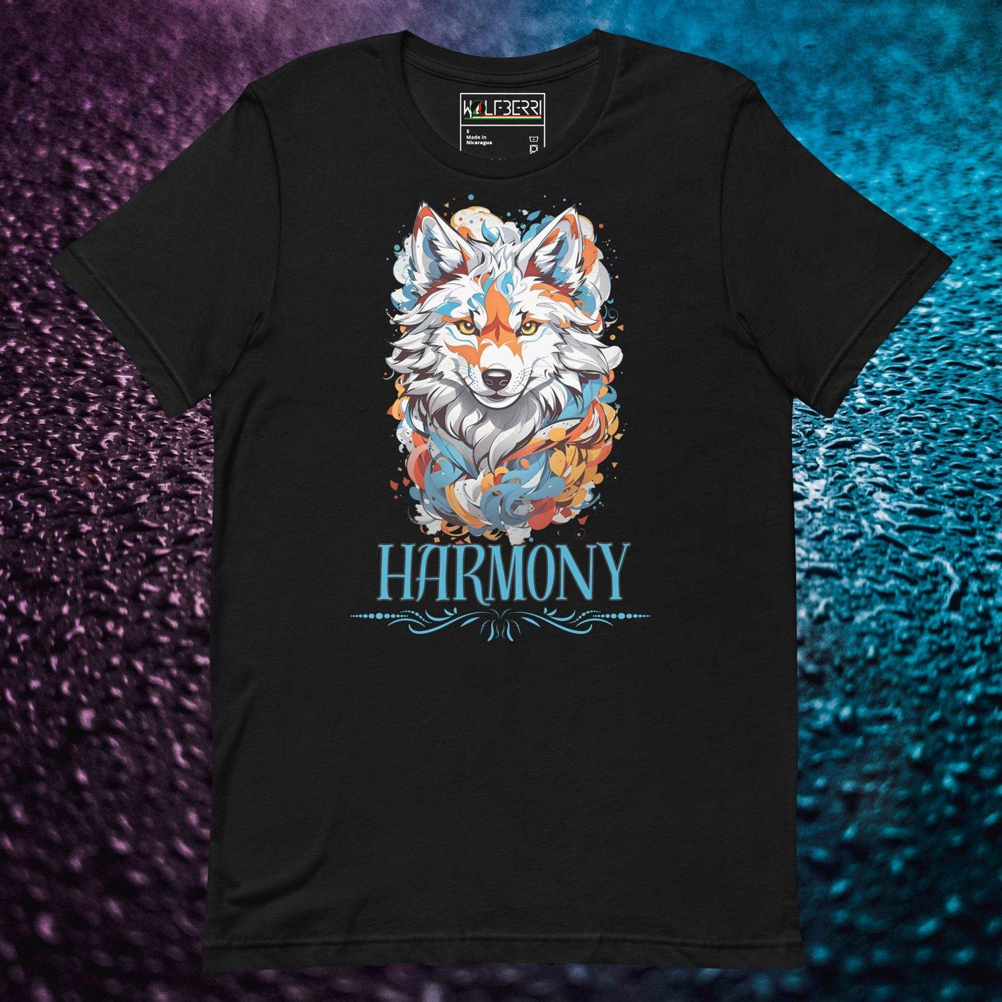 HARMONY WOLF 100% COTTON T-SHIRT