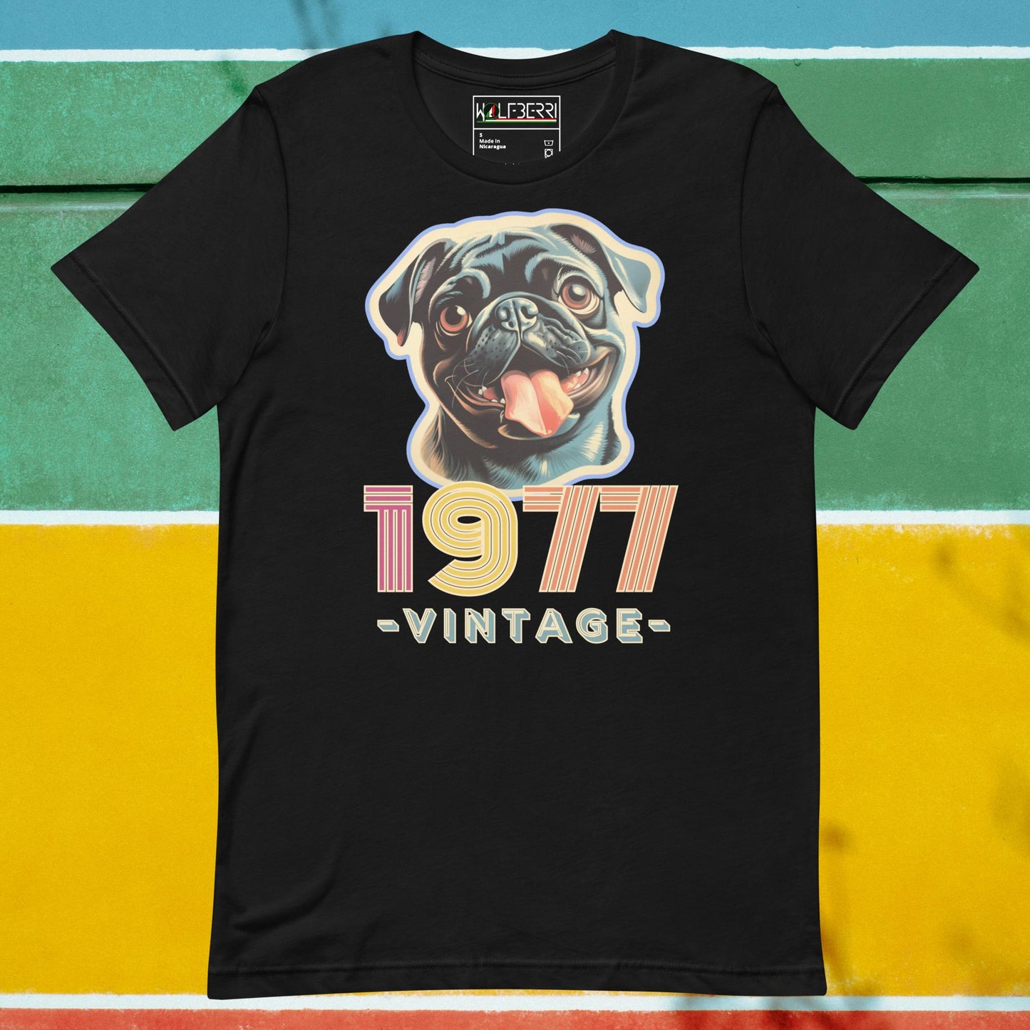 VINTAGE 1977 PUG 100% COTTON T-SHIRT