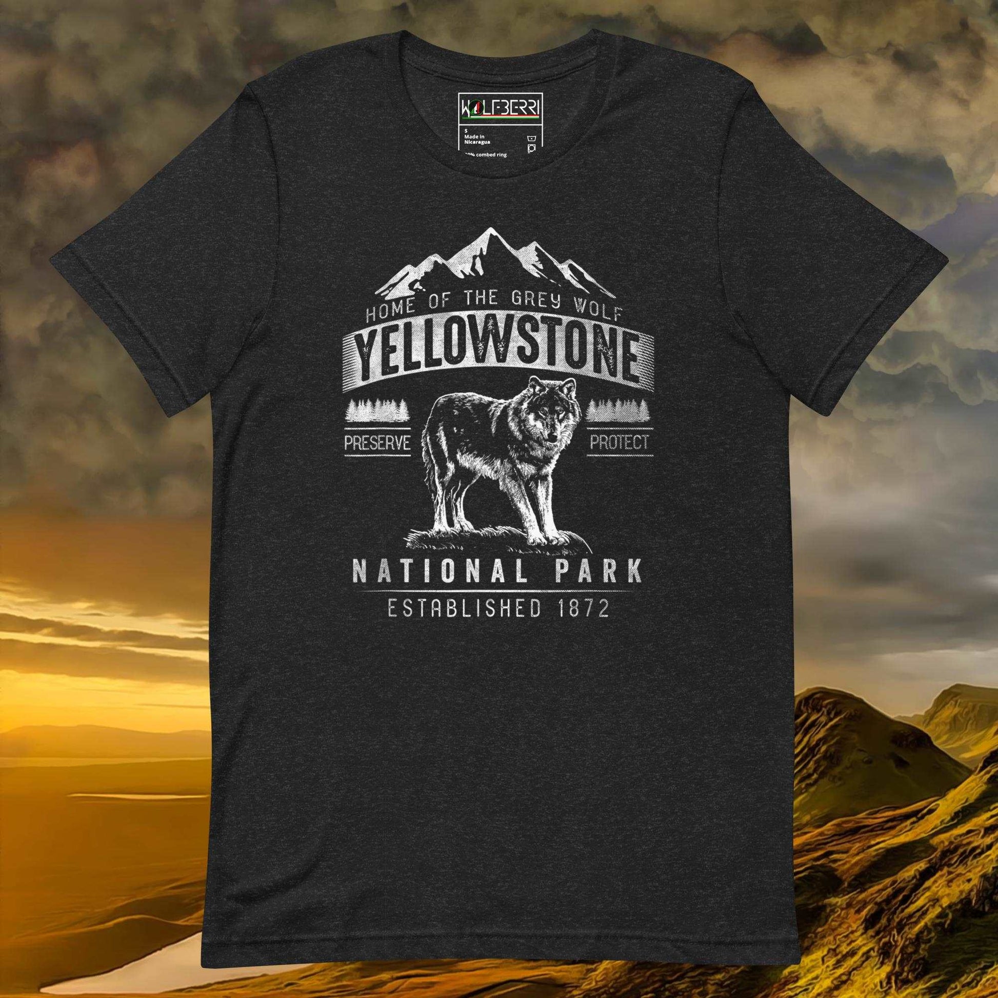 Yellowstone Grey Wolf T-shirt