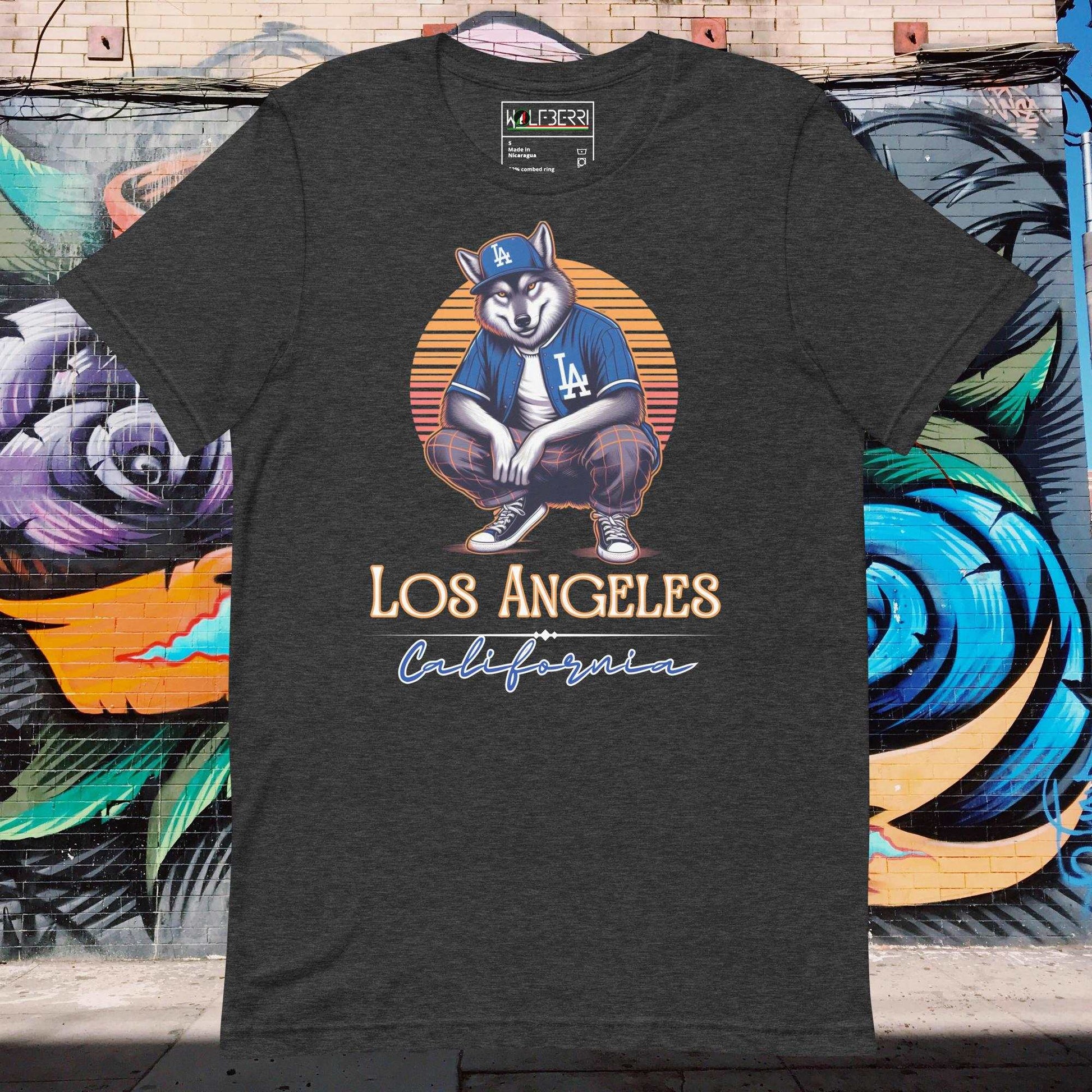 Los Angeles California Wolf T-Shirt