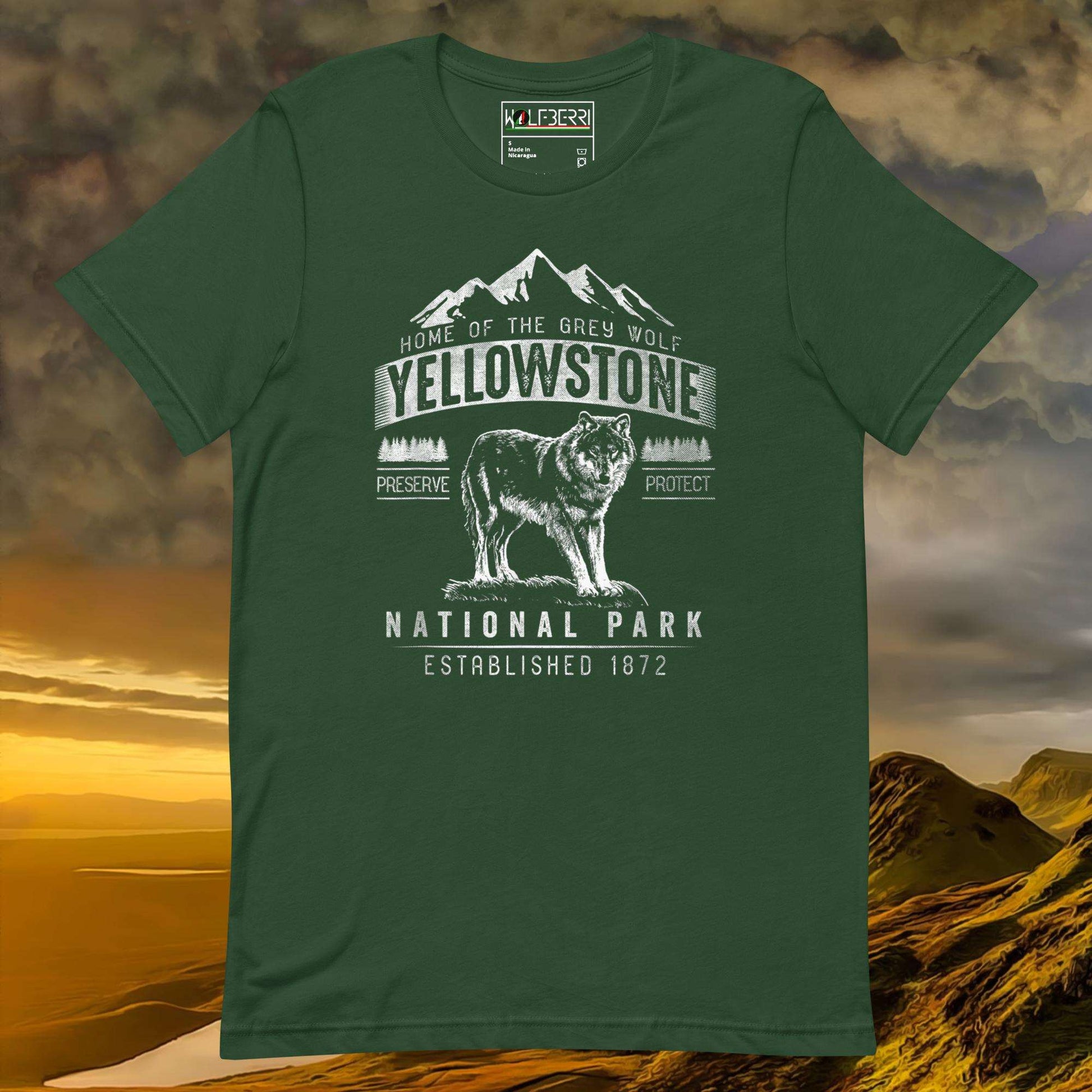 Yellowstone Grey Wolf T-shirt