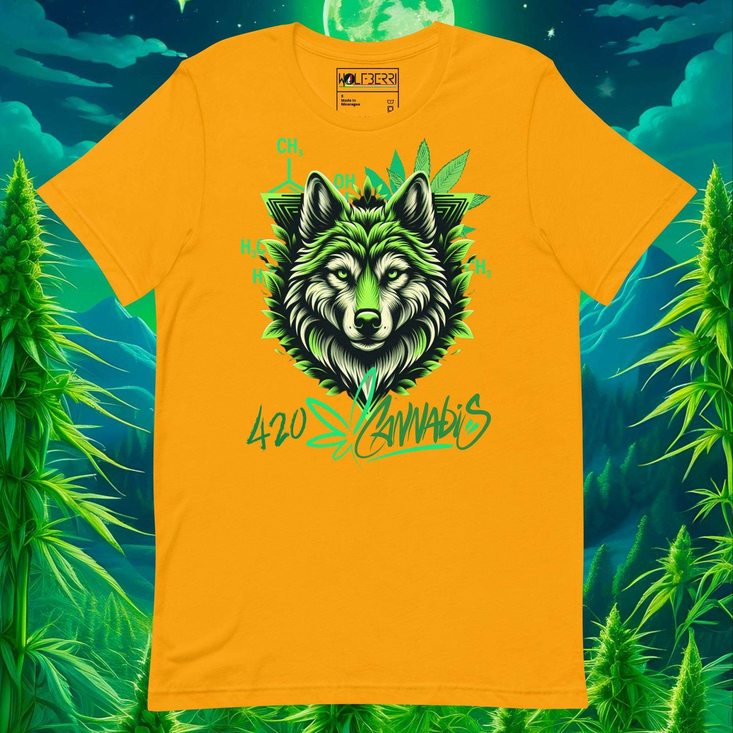 4/20 Cannabis Wolf T-Shirt