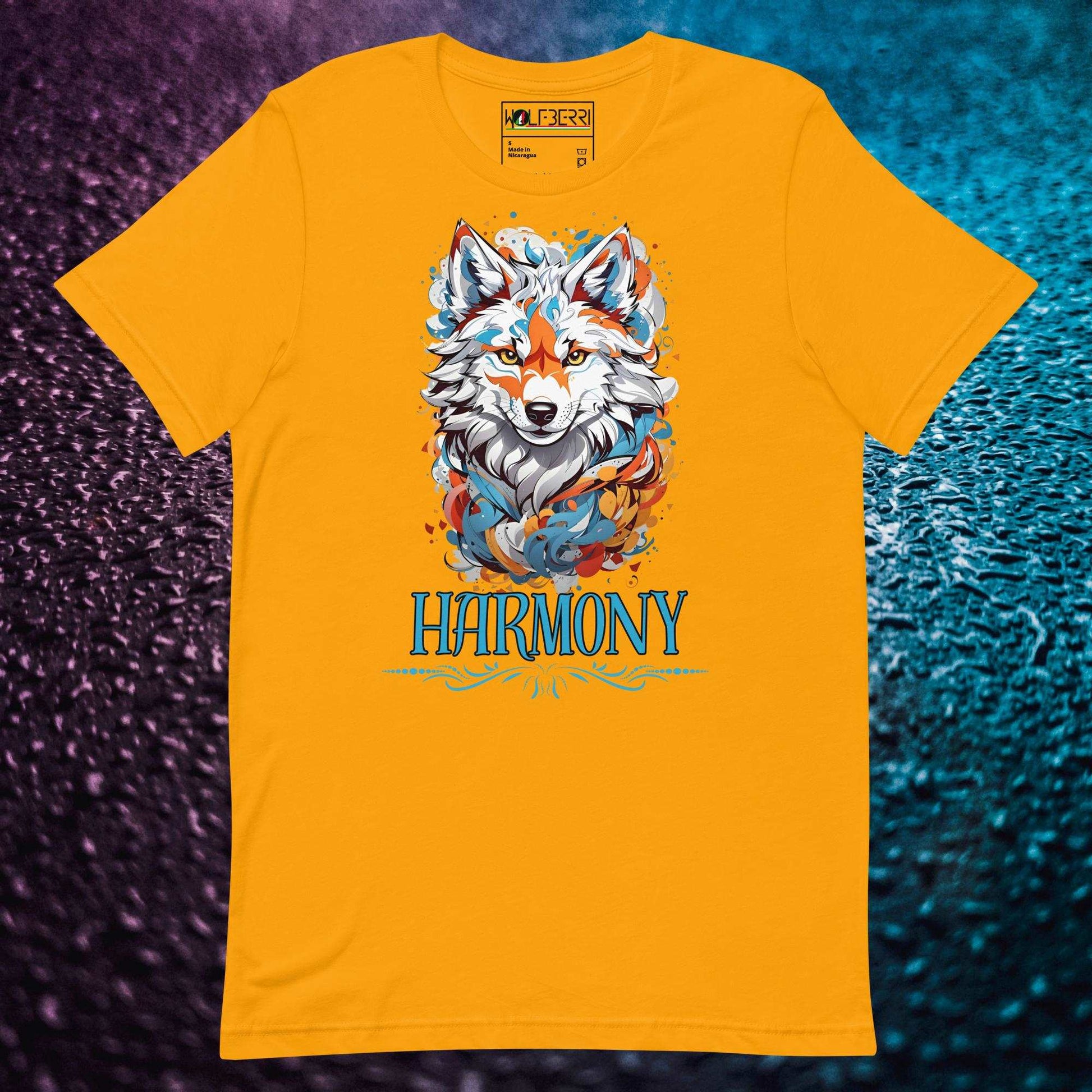 HARMONY WOLF 100% COTTON T-SHIRT