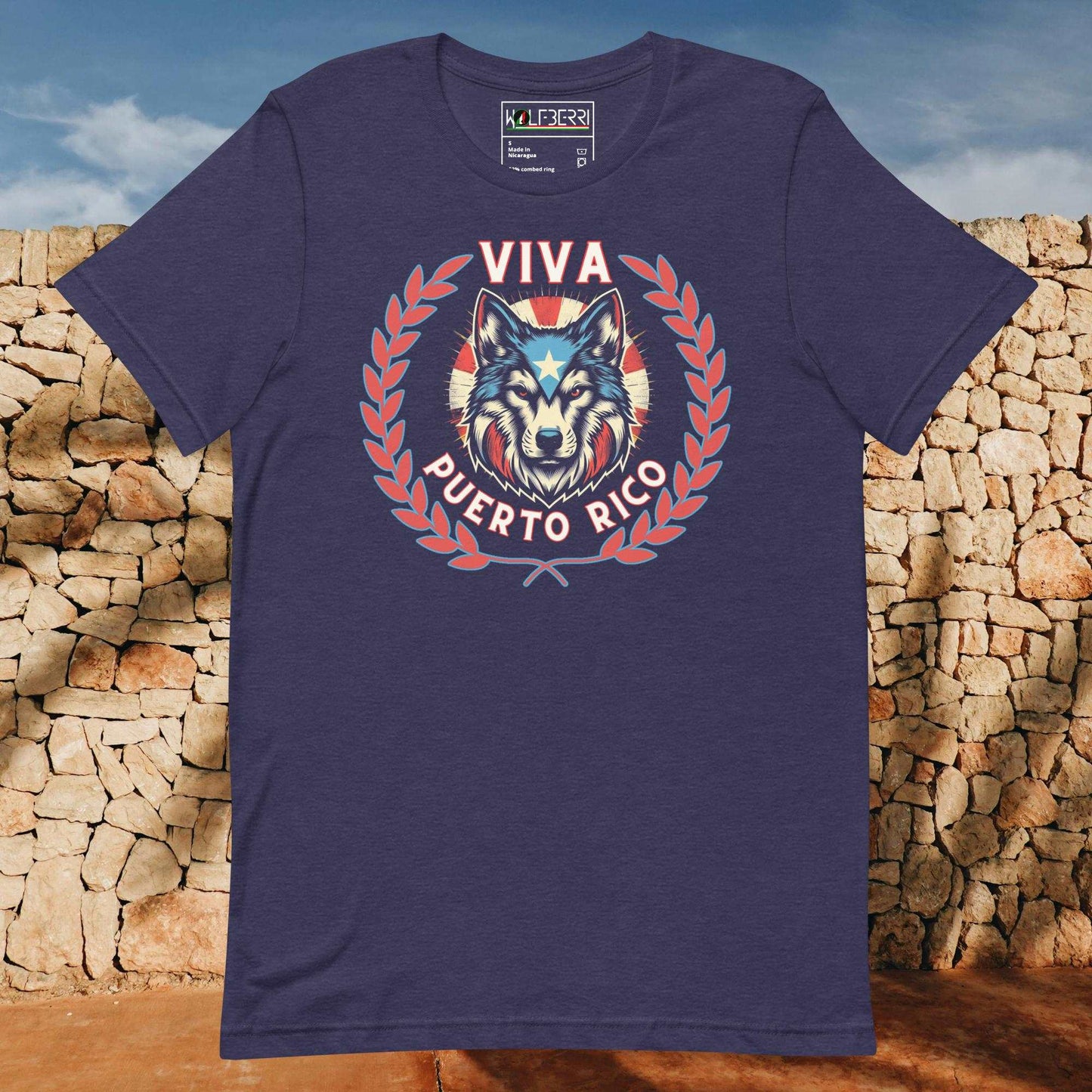 Viva Puerto Rico Wolf T-Shirt