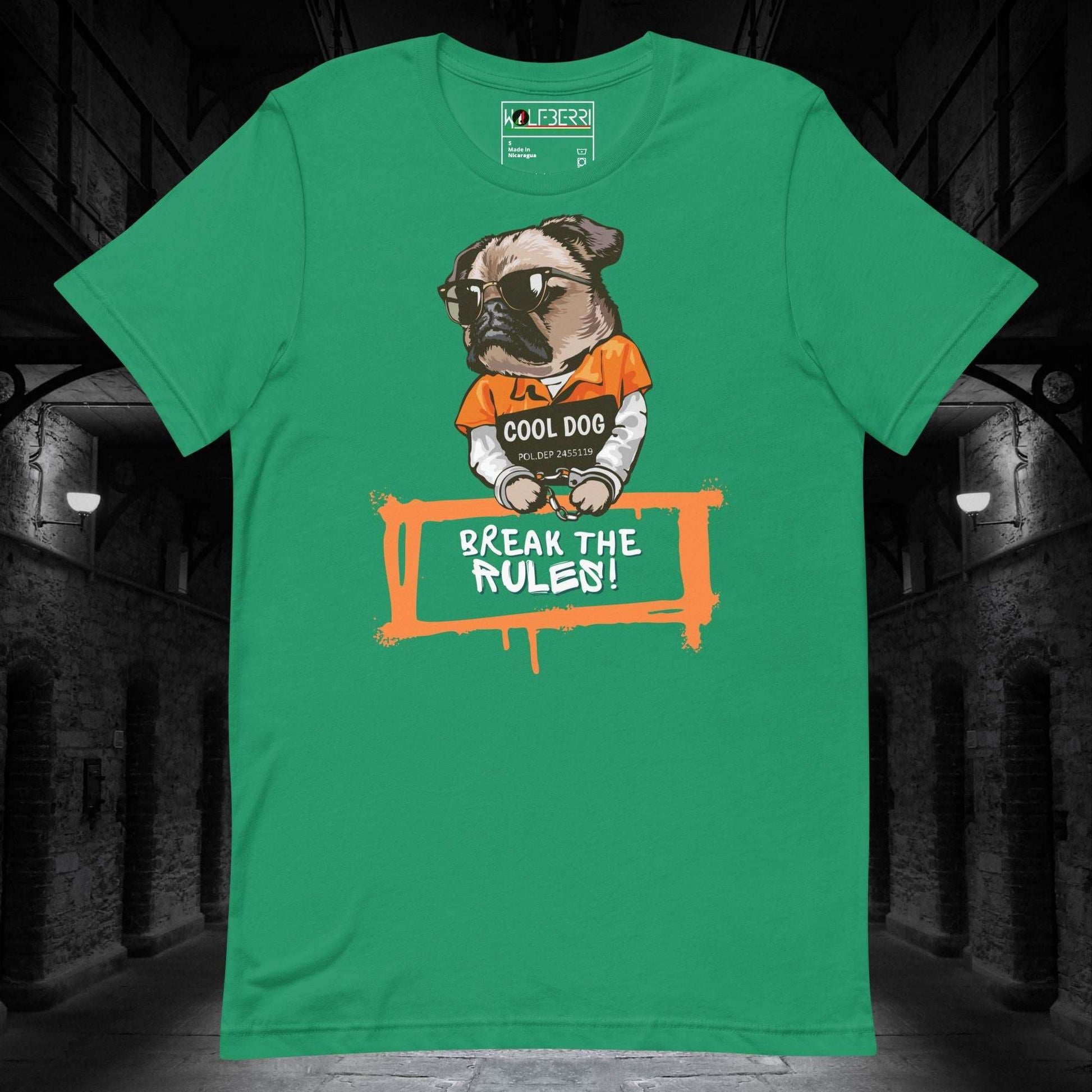 Cool Dog, Bad Dog Pug T-Shirt