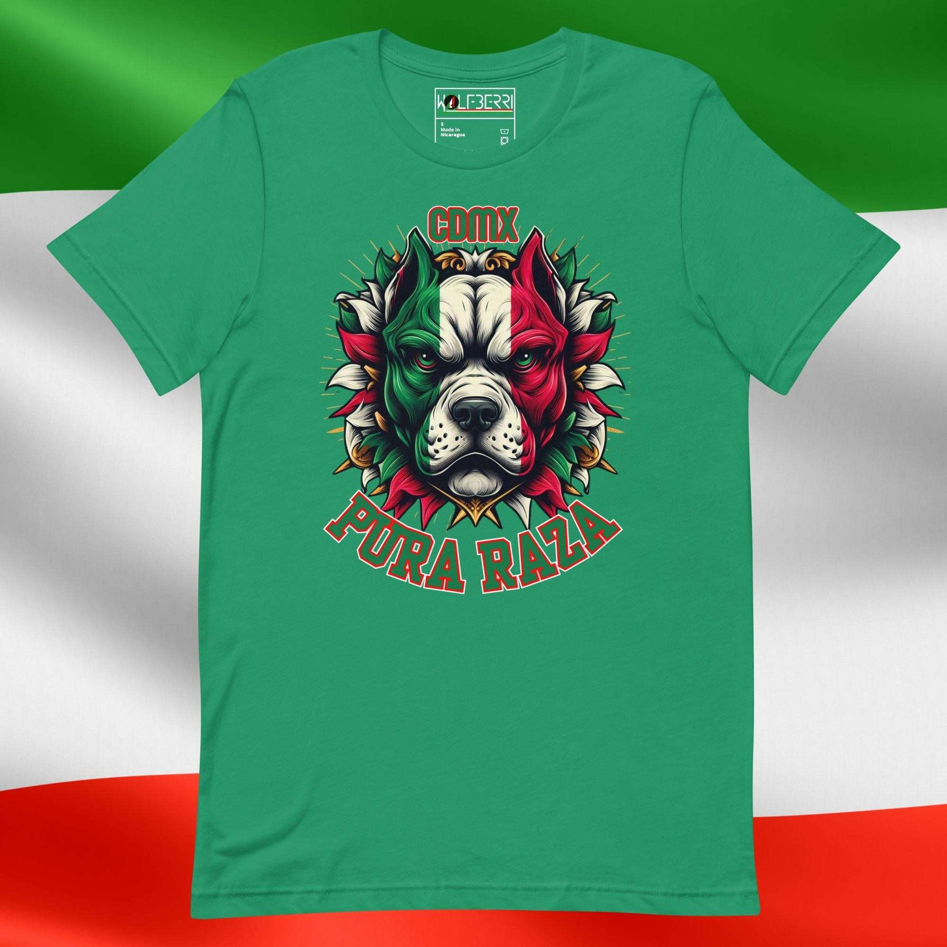 Pura Raza Mexico Pitbull T-shirt