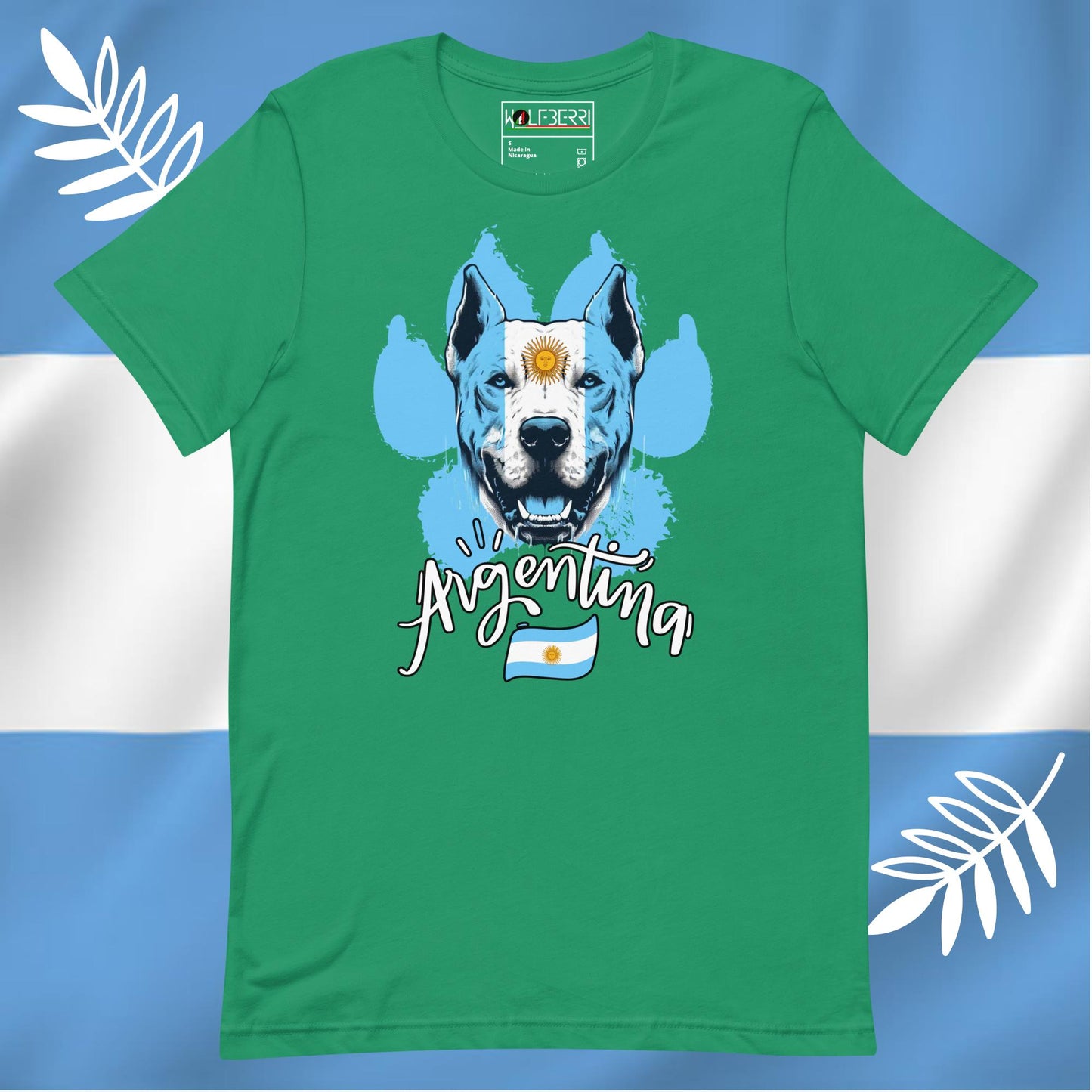 ARGENTINA PRIDE DOGO 100% COTTON T-SHIRT