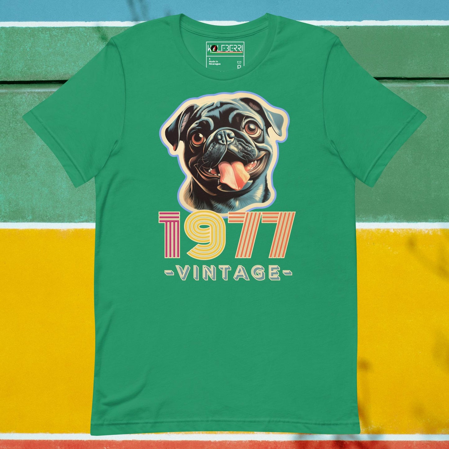 VINTAGE 1977 PUG 100% COTTON T-SHIRT