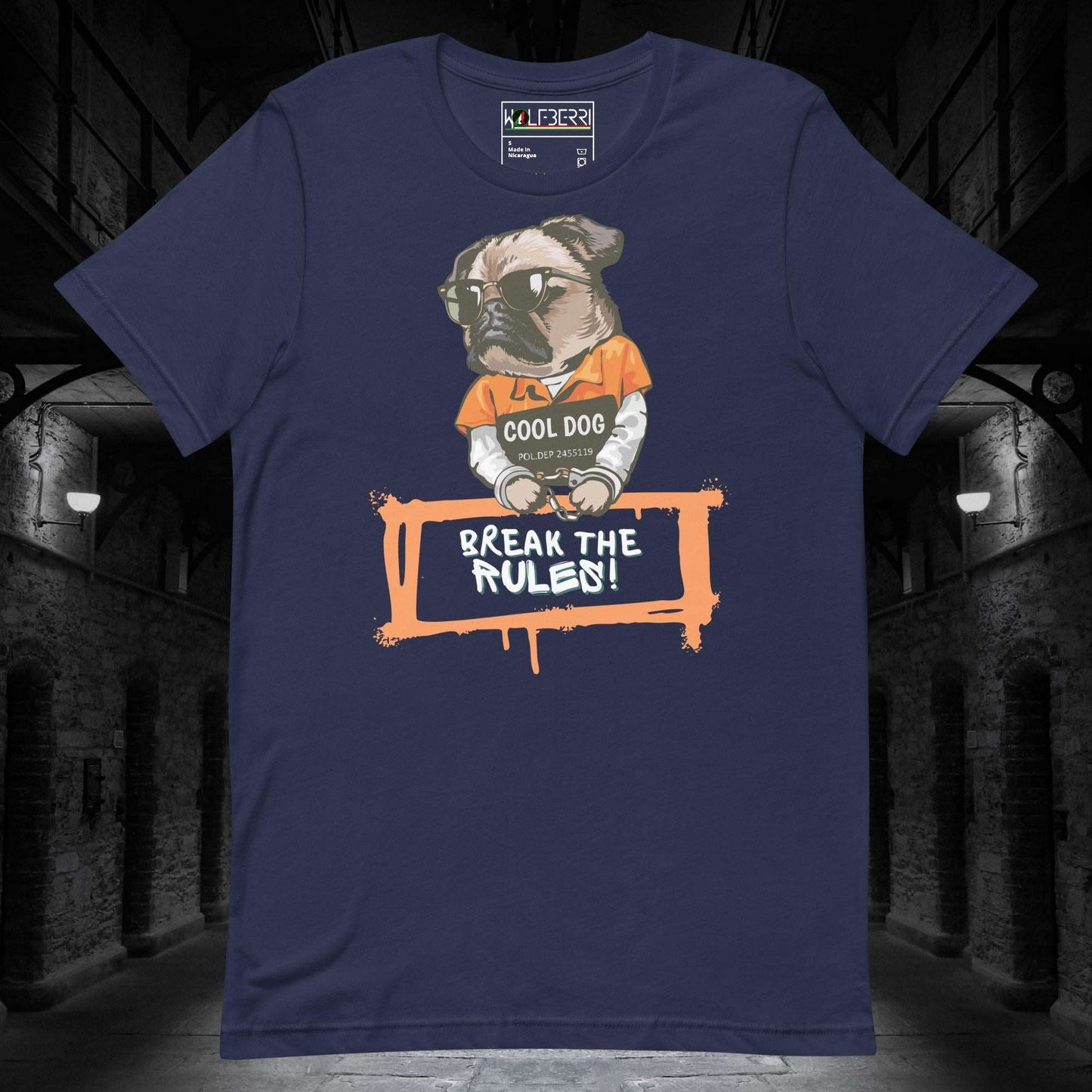 Cool Dog, Bad Dog Pug T-Shirt