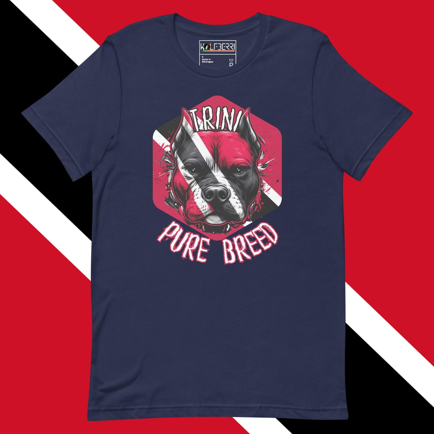 Trini Pure Breed Pitbull T-shirt