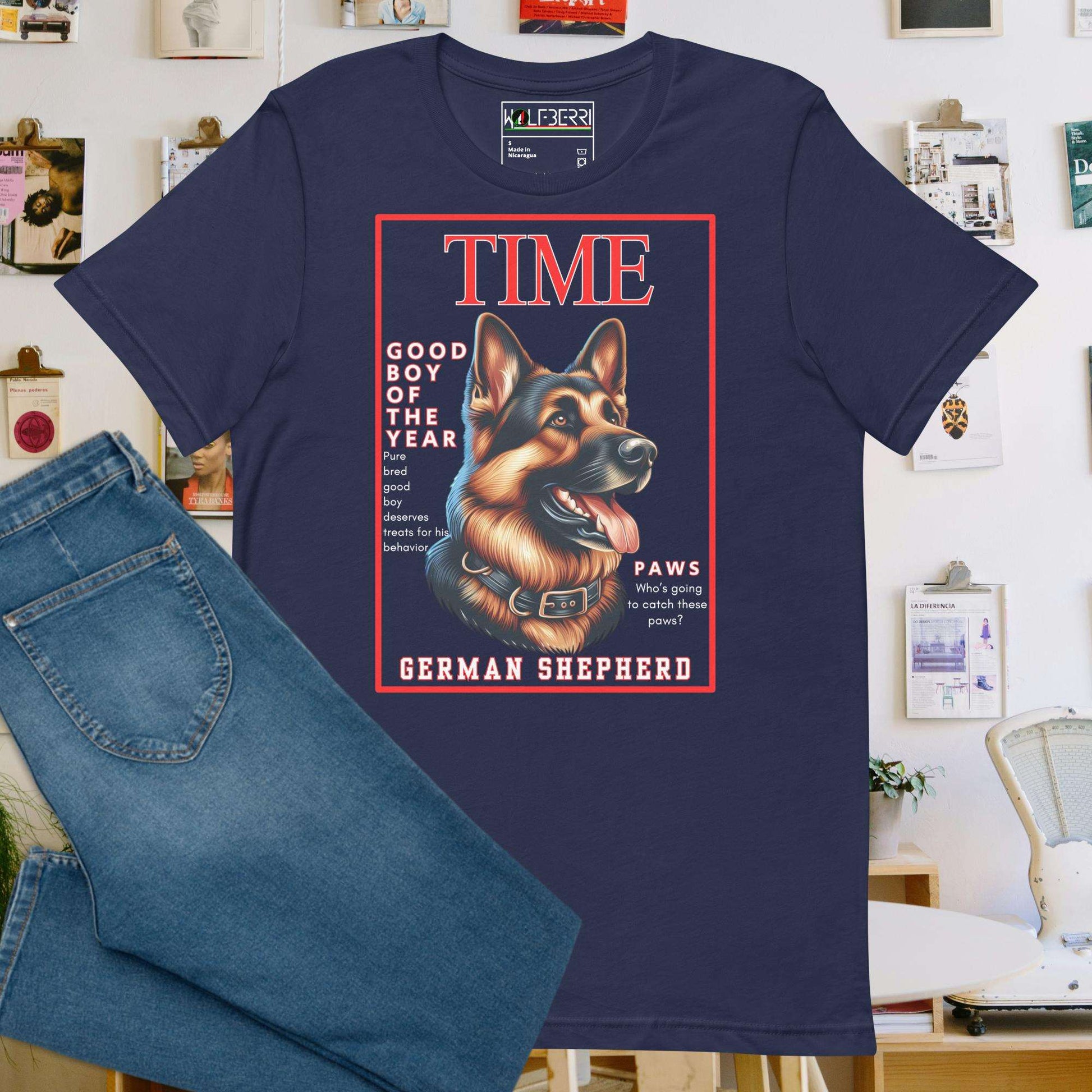 Time Cover: German Shepherd T-shirt