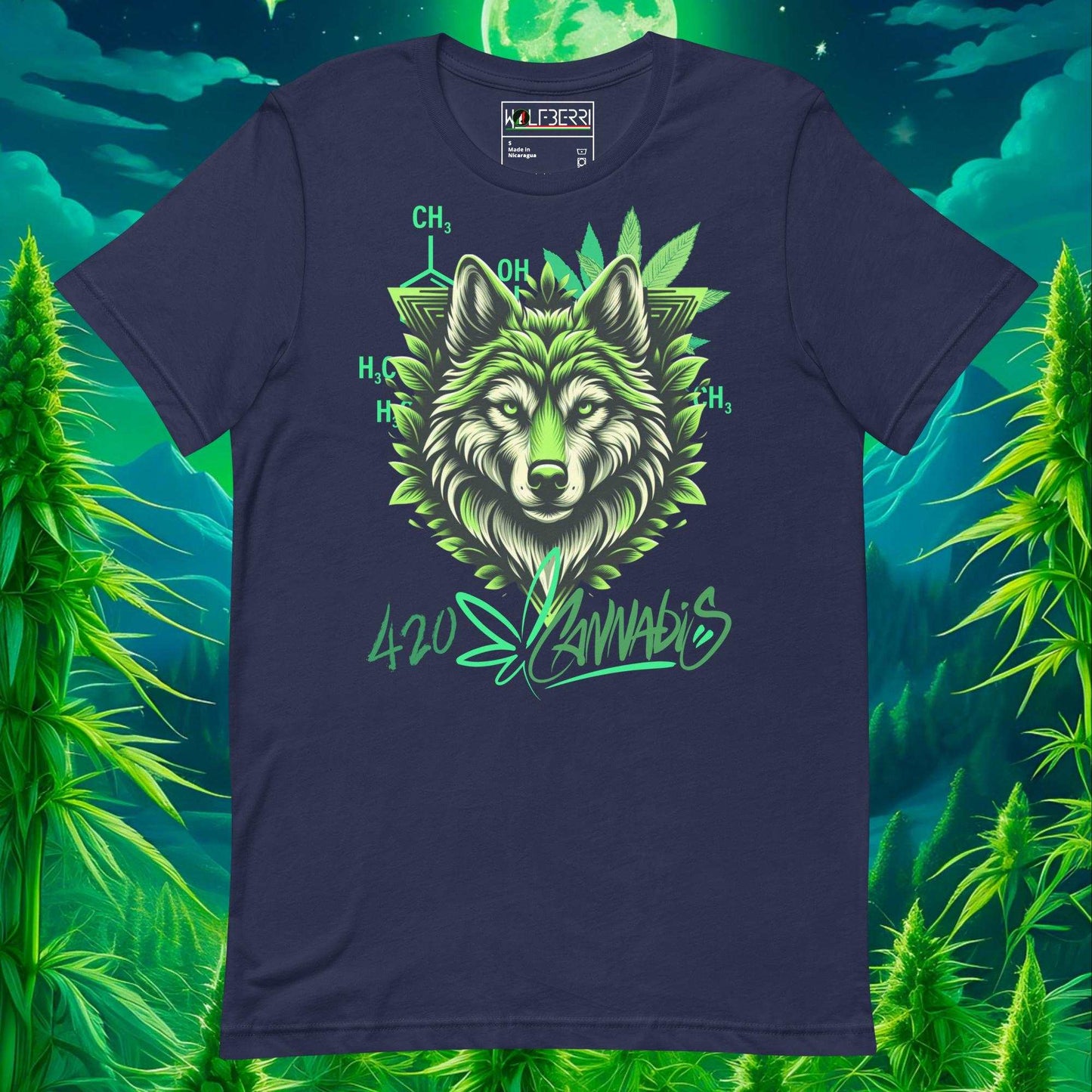 4/20 Cannabis Wolf T-Shirt