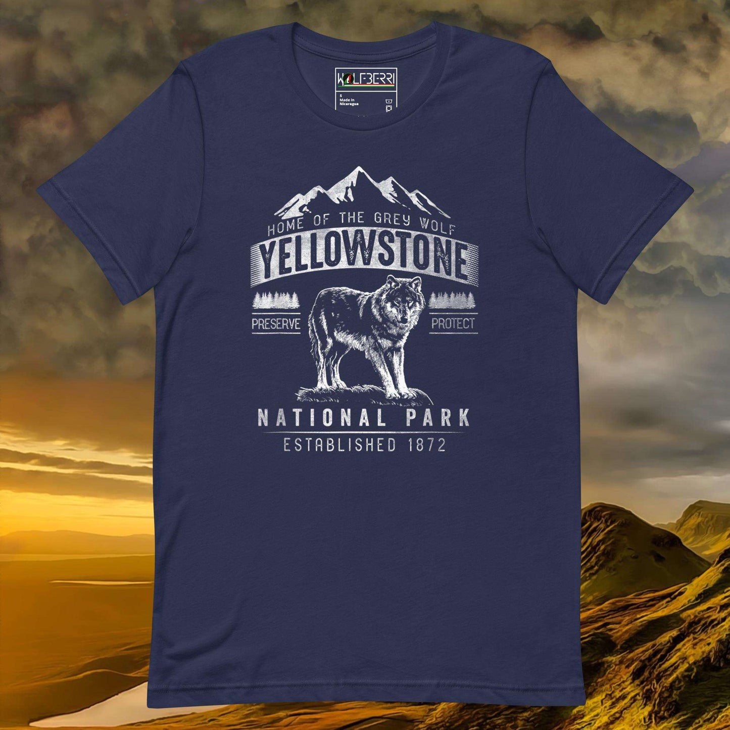 Yellowstone Grey Wolf T-shirt