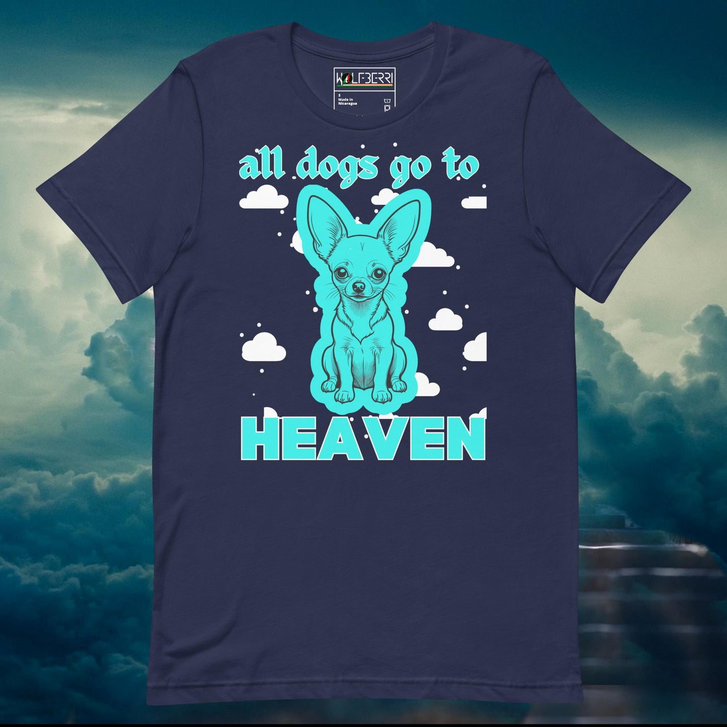 ALL DOGS GO TO HEAVEN 100% COTTON T-SHIRT