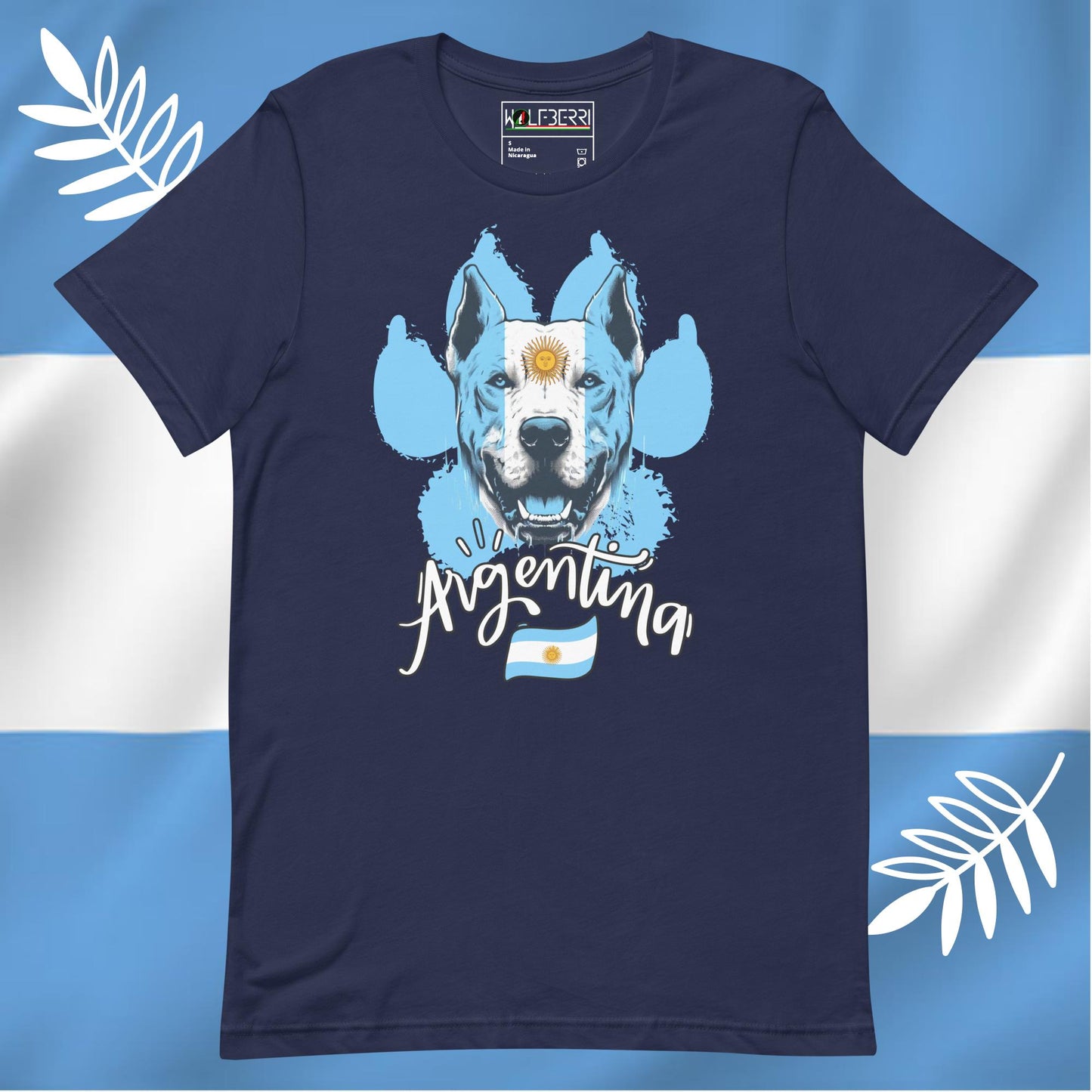 ARGENTINA PRIDE DOGO 100% COTTON T-SHIRT