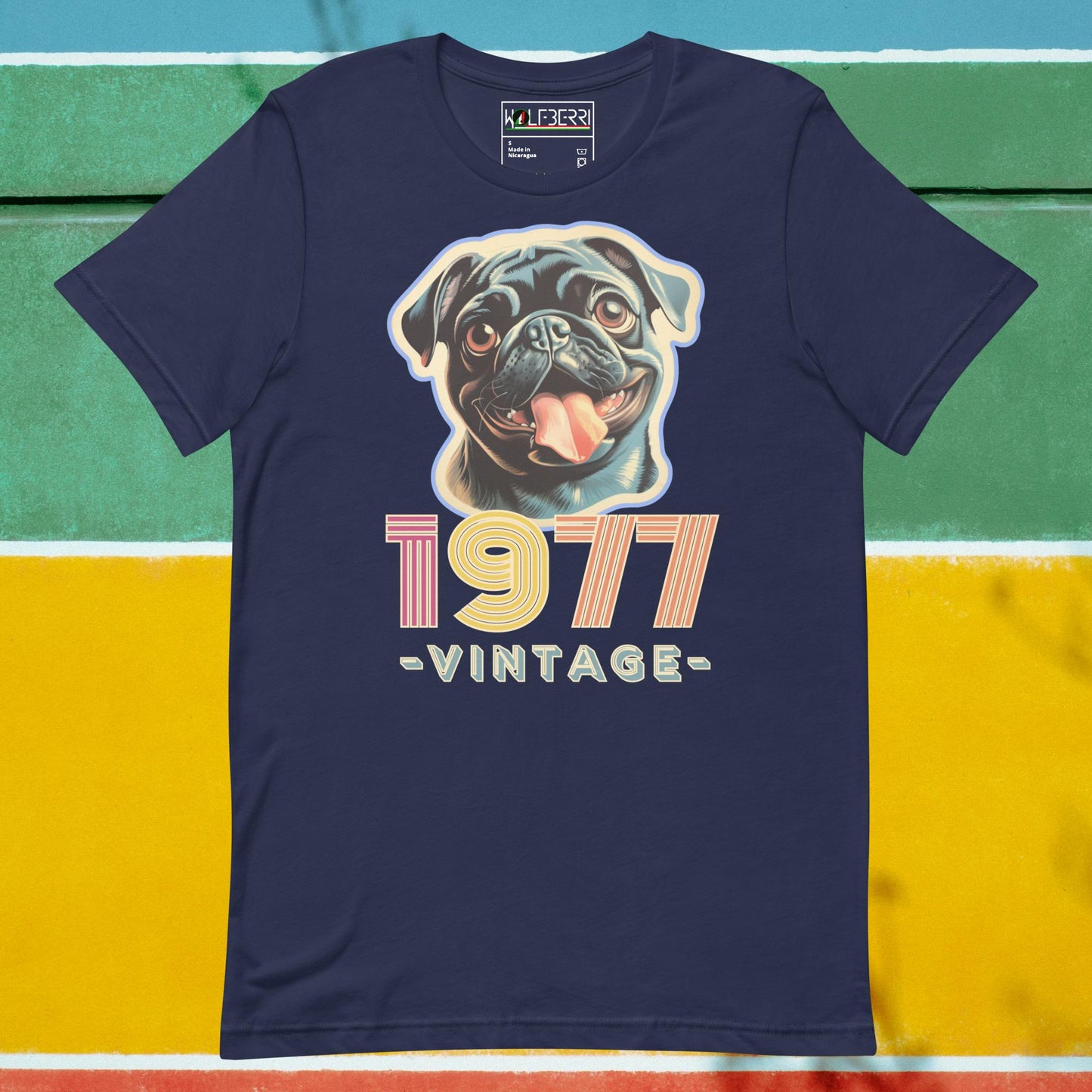 VINTAGE 1977 PUG 100% COTTON T-SHIRT