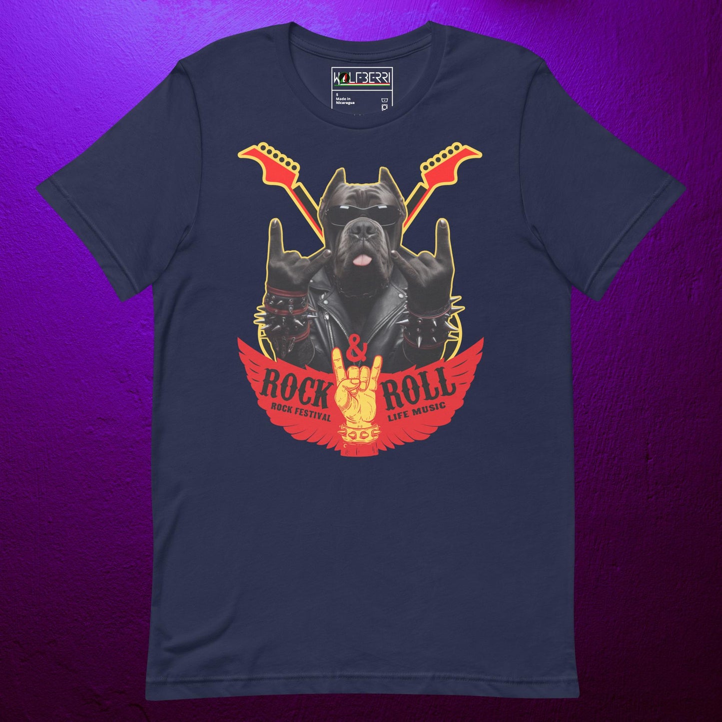 ROCK & ROLL CANE CORSO 100% T-SHIRT