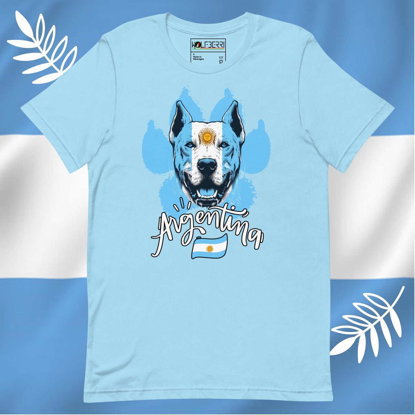 ARGENTINA PRIDE DOGO 100% COTTON T-SHIRT