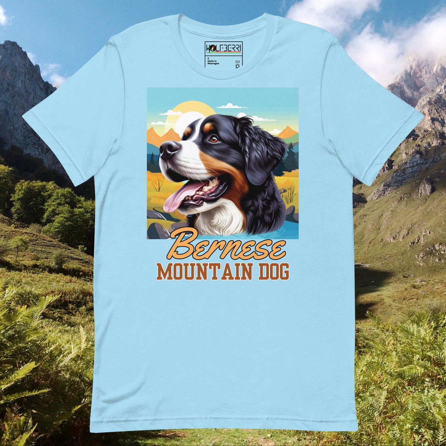 BERNESE MOUNTAIN DOG 100% COTTON T-SHIRT