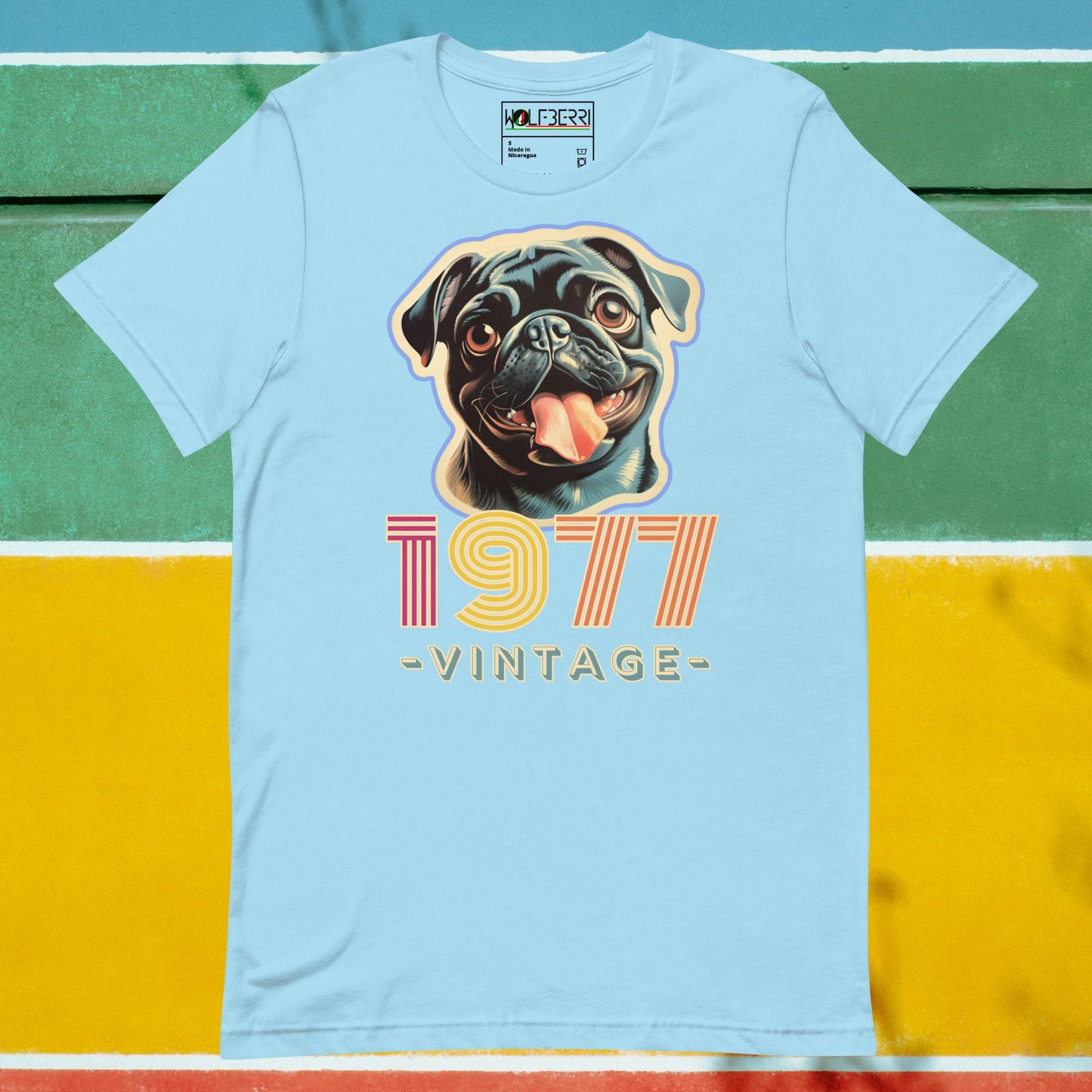 VINTAGE 1977 PUG 100% COTTON T-SHIRT