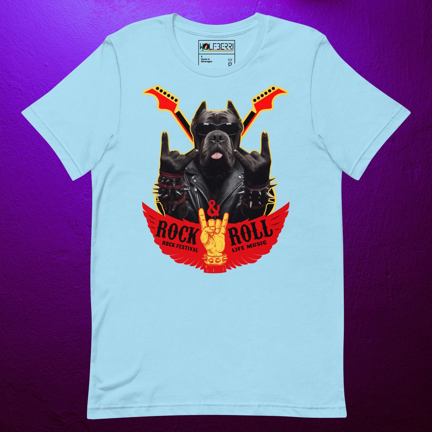 ROCK & ROLL CANE CORSO 100% T-SHIRT