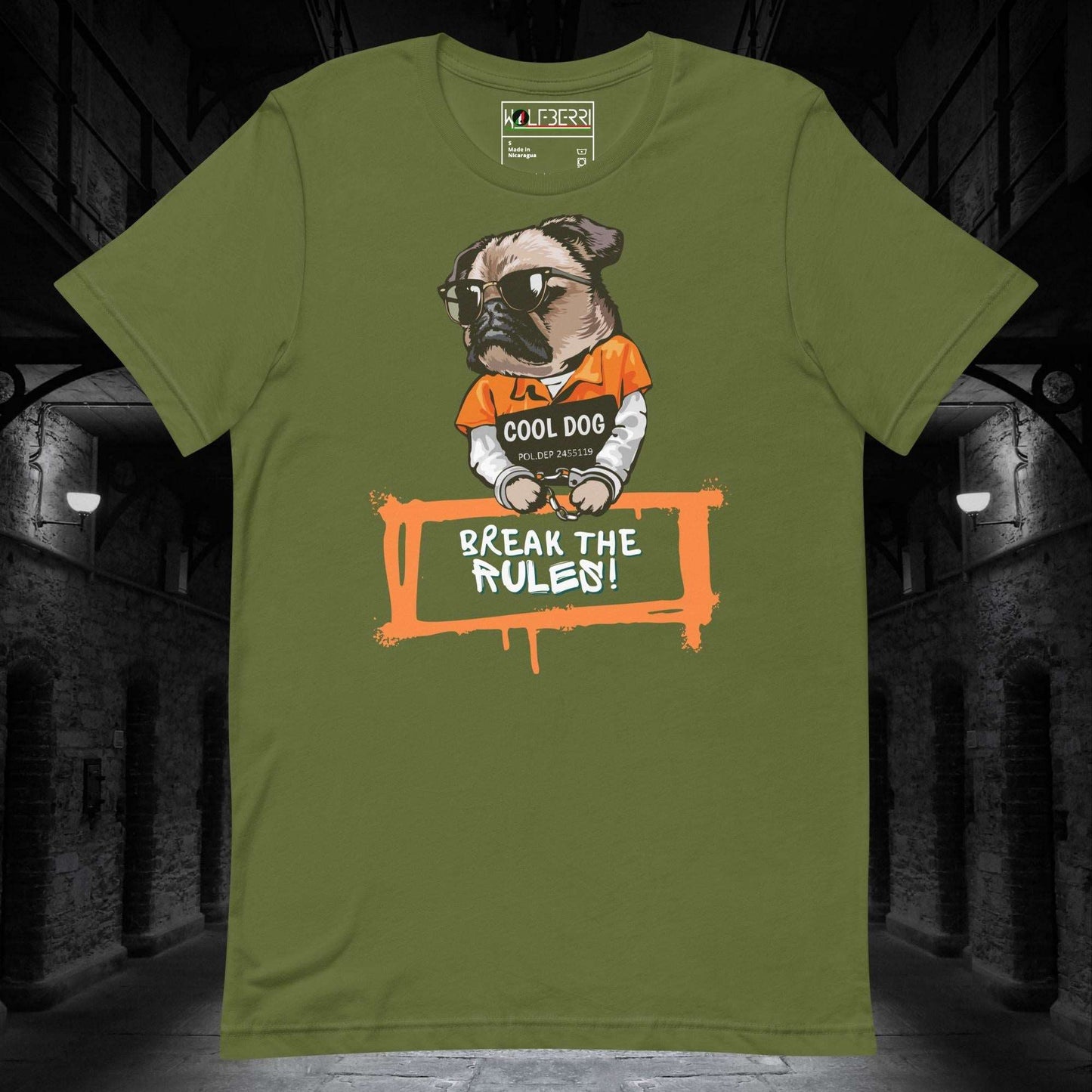 Cool Dog, Bad Dog Pug T-Shirt