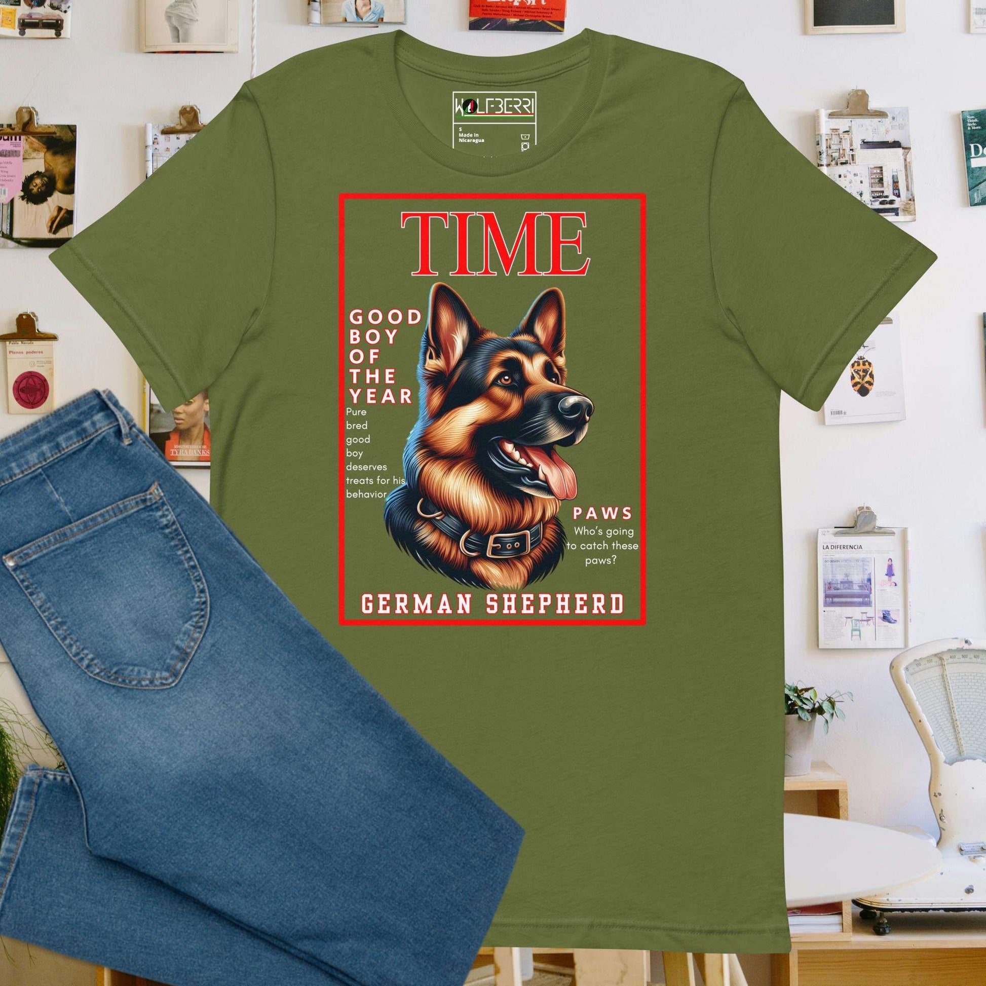 Time Cover: German Shepherd T-shirt