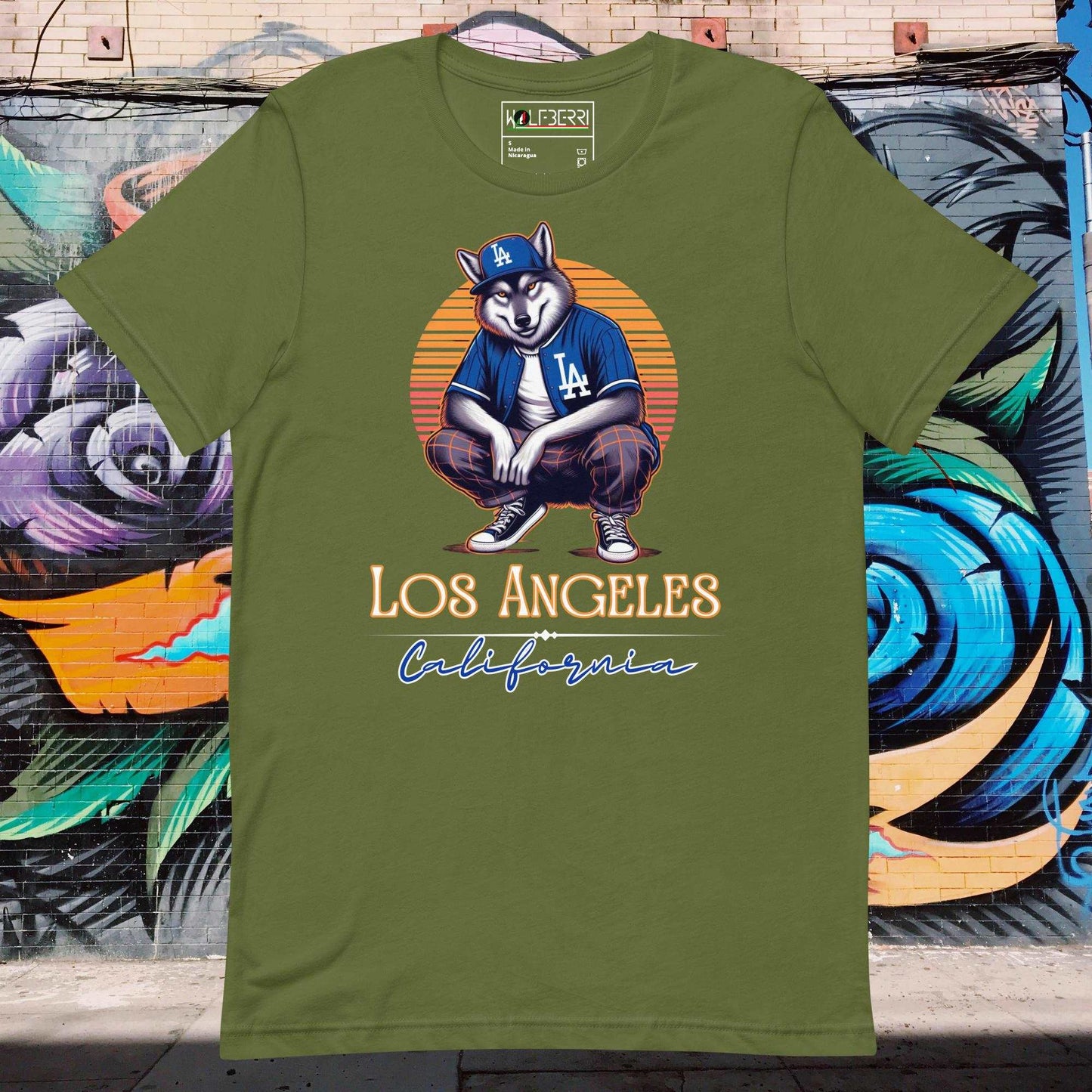 Los Angeles California Wolf T-Shirt