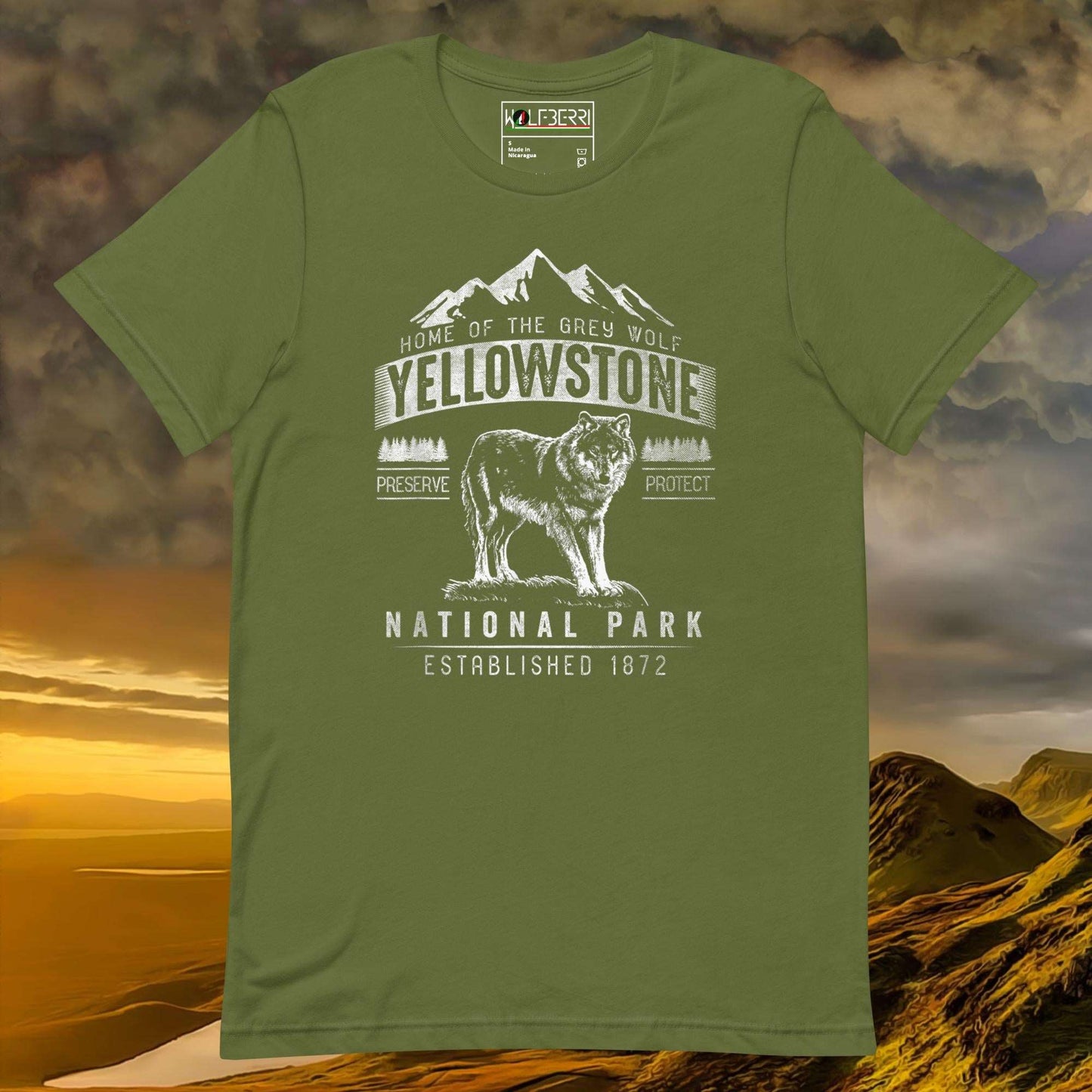 Yellowstone Grey Wolf T-shirt