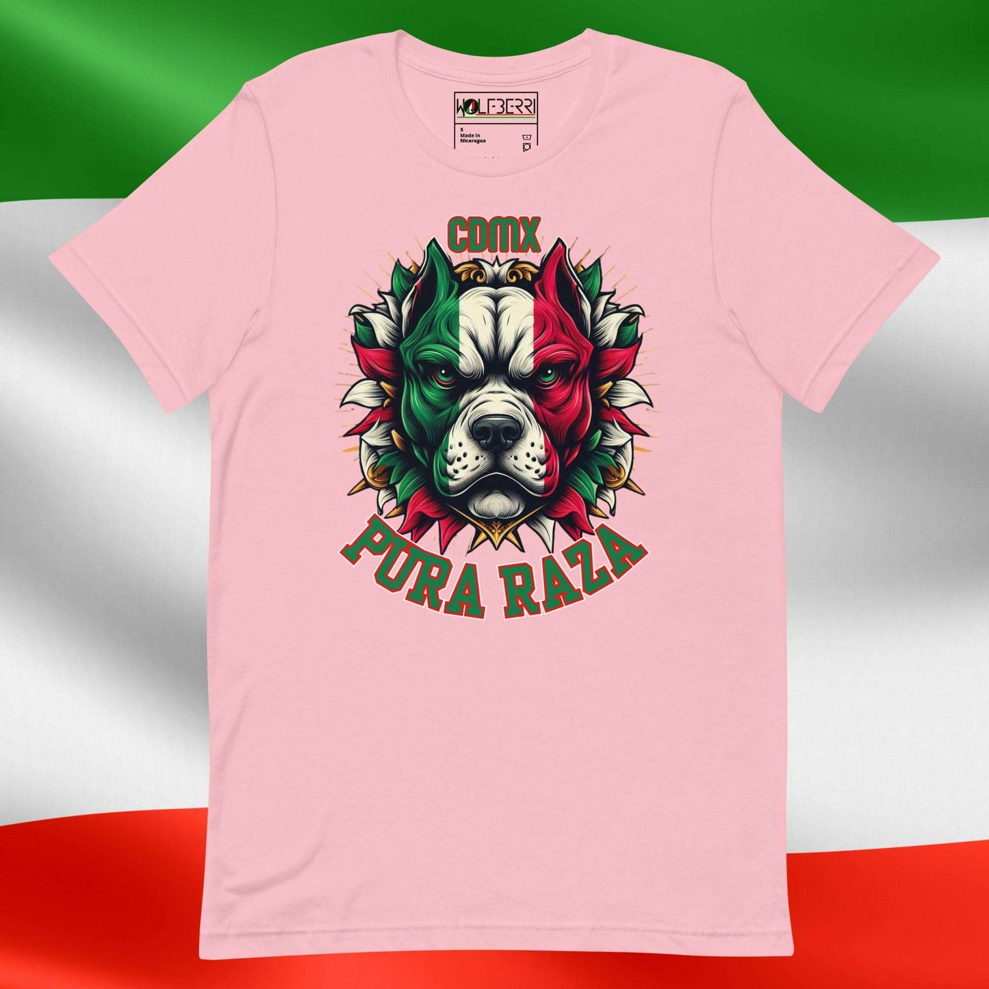 Pura Raza Mexico Pitbull T-shirt