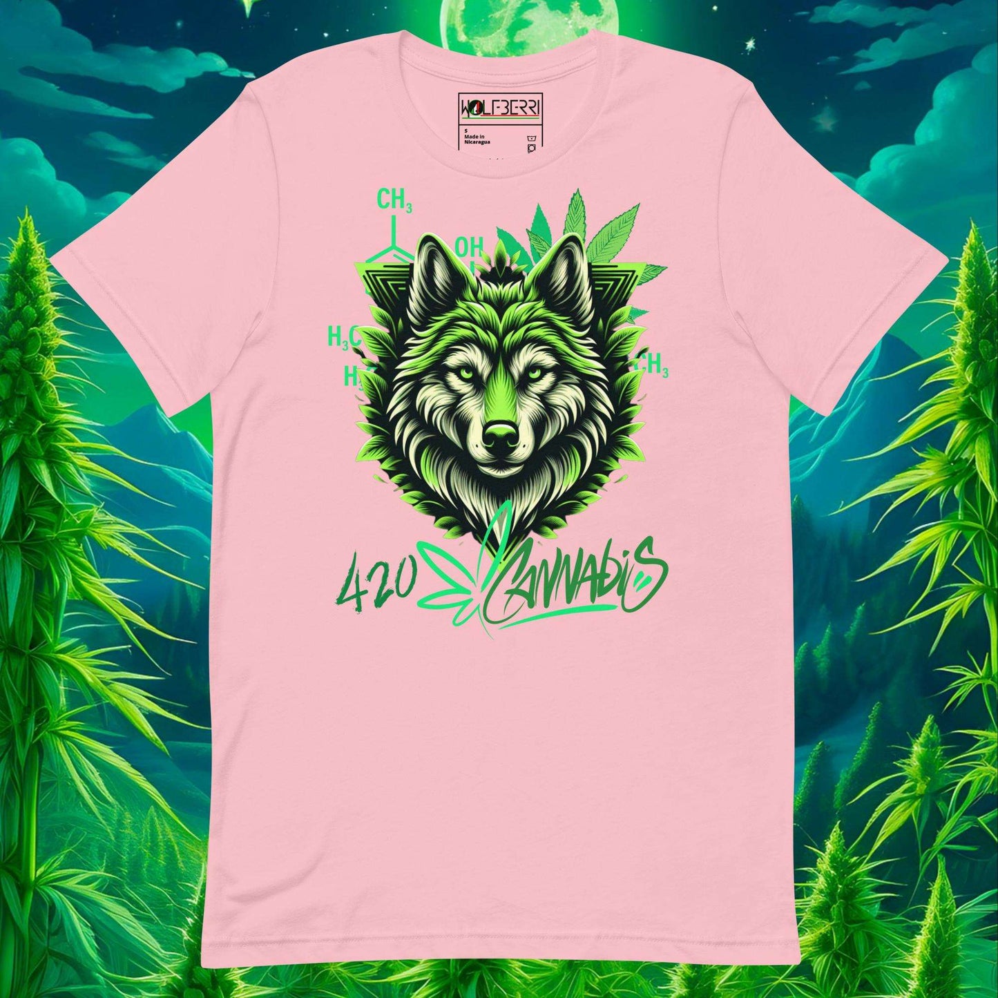 4/20 Cannabis Wolf T-Shirt