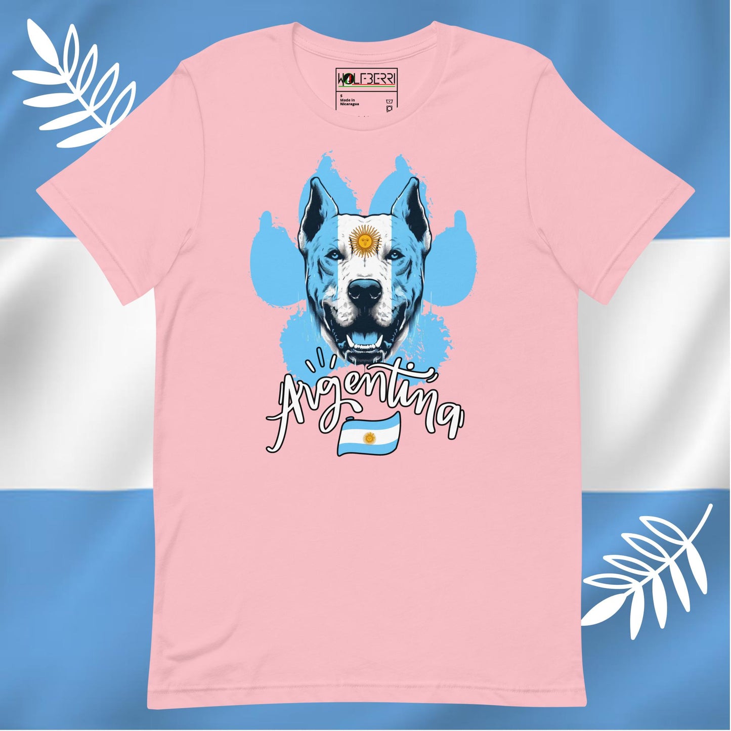 ARGENTINA PRIDE DOGO 100% COTTON T-SHIRT