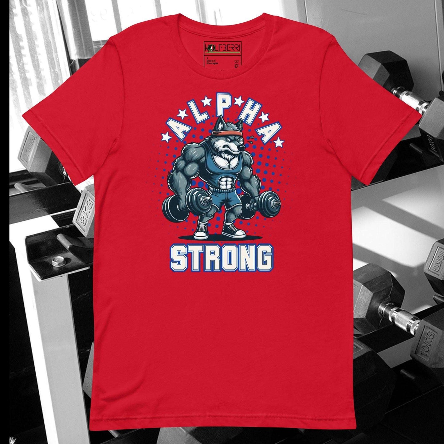 Alpha Strong Wolf T-shirt