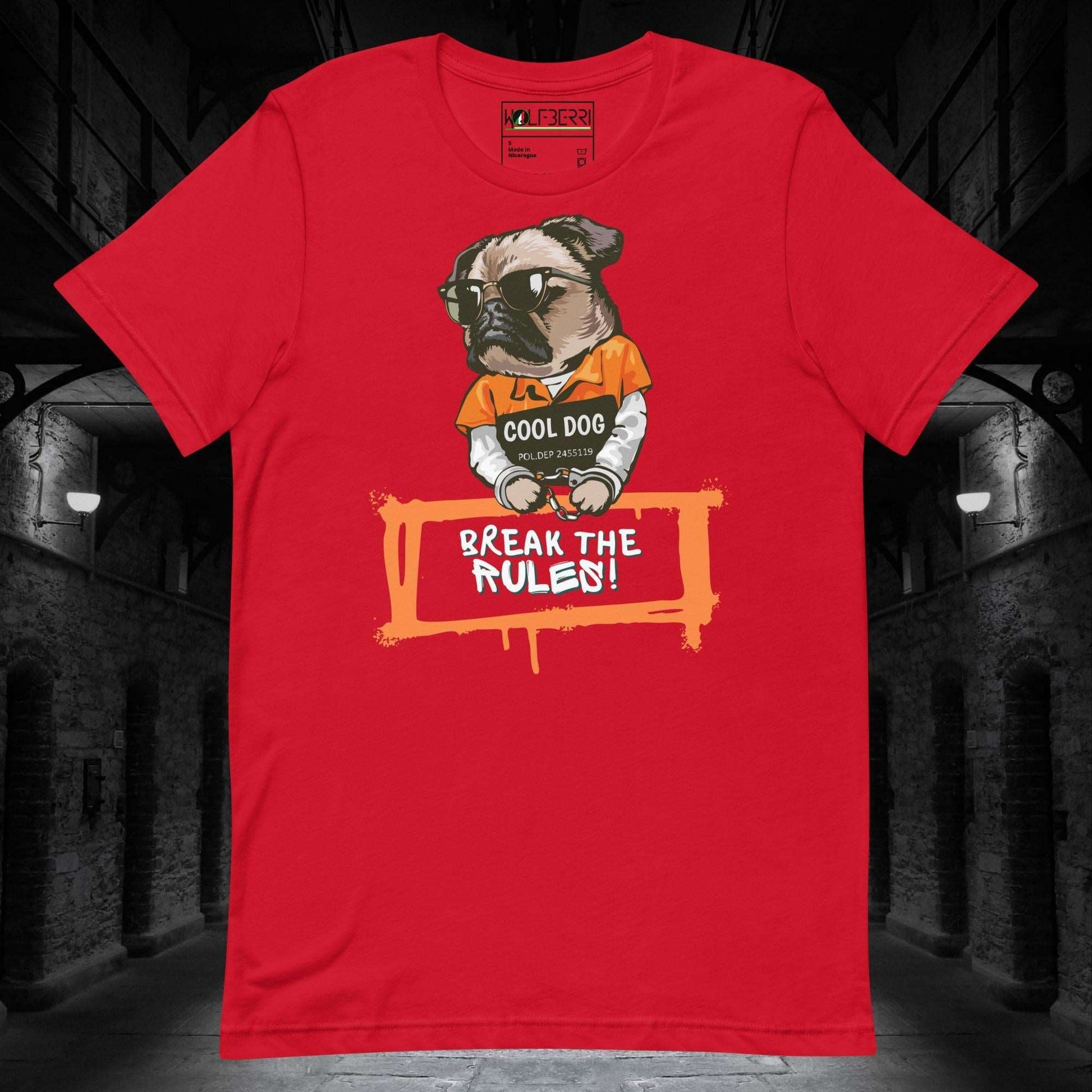 Cool Dog, Bad Dog Pug T-Shirt