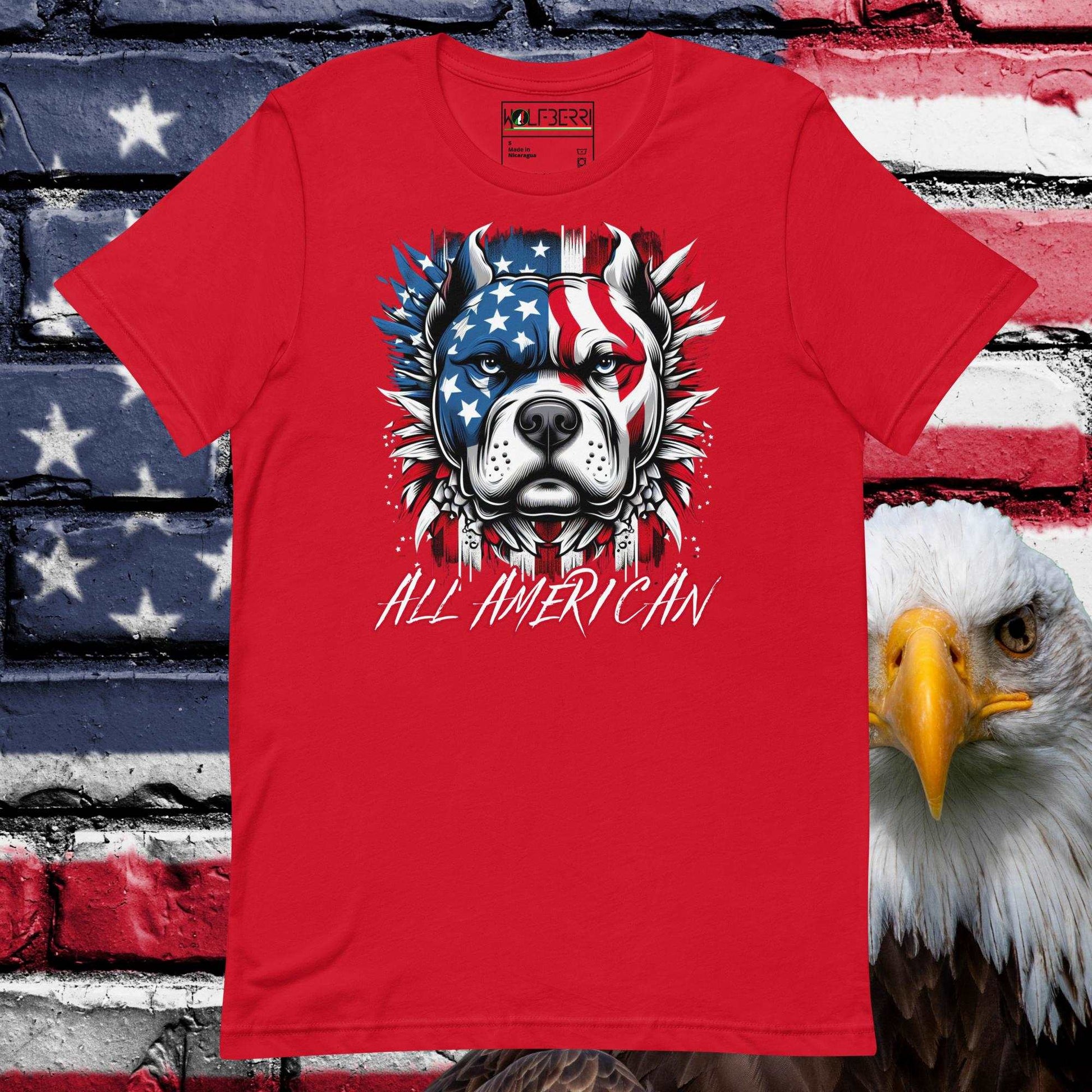 All American Pitbull T-shirt