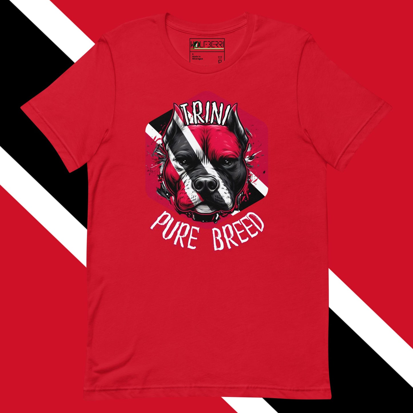 Trini Pure Breed Pitbull T-shirt