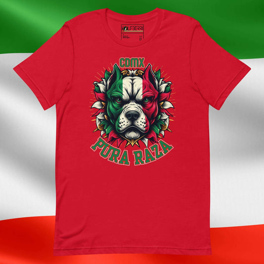 Pura Raza Mexico Pitbull T-shirt