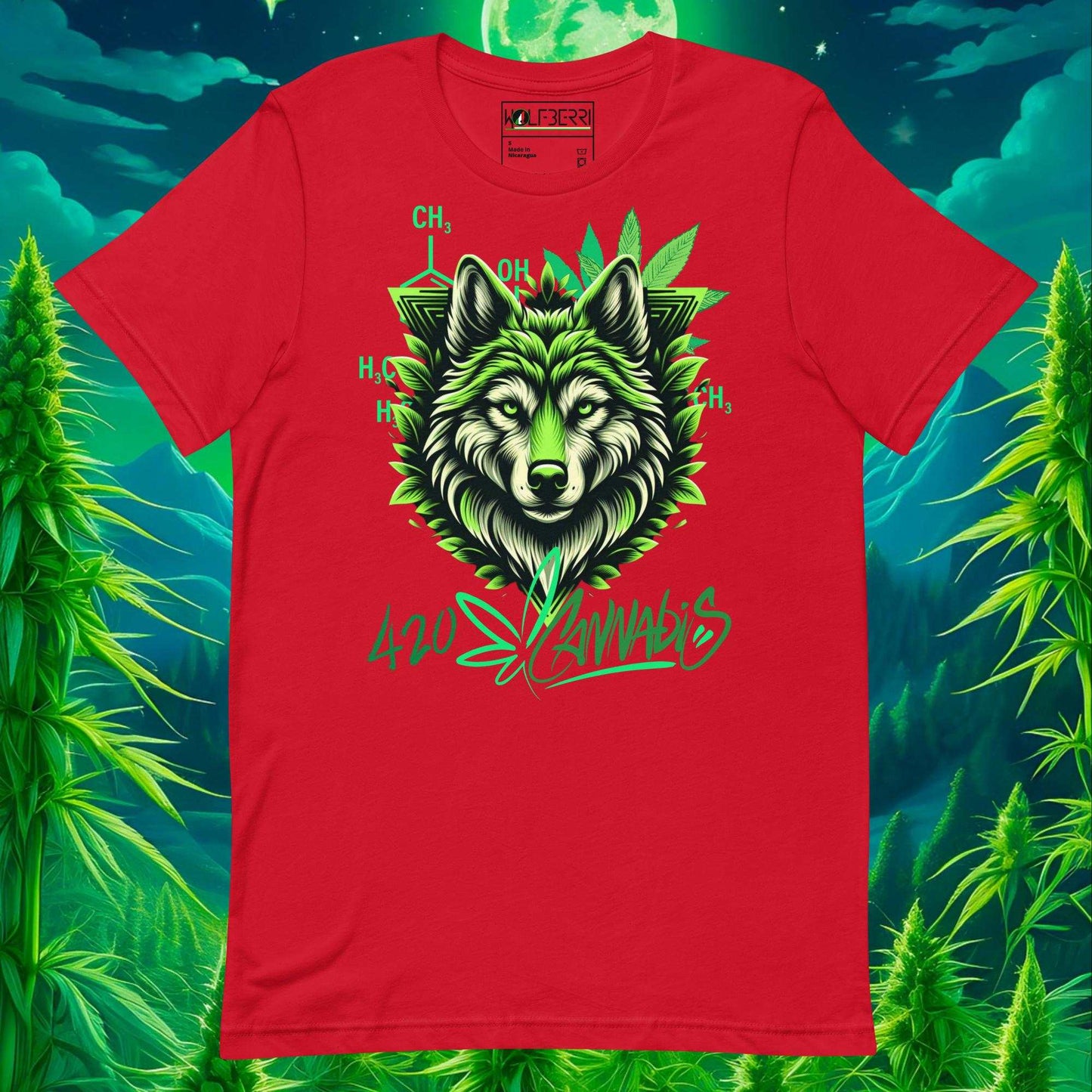 4/20 Cannabis Wolf T-Shirt